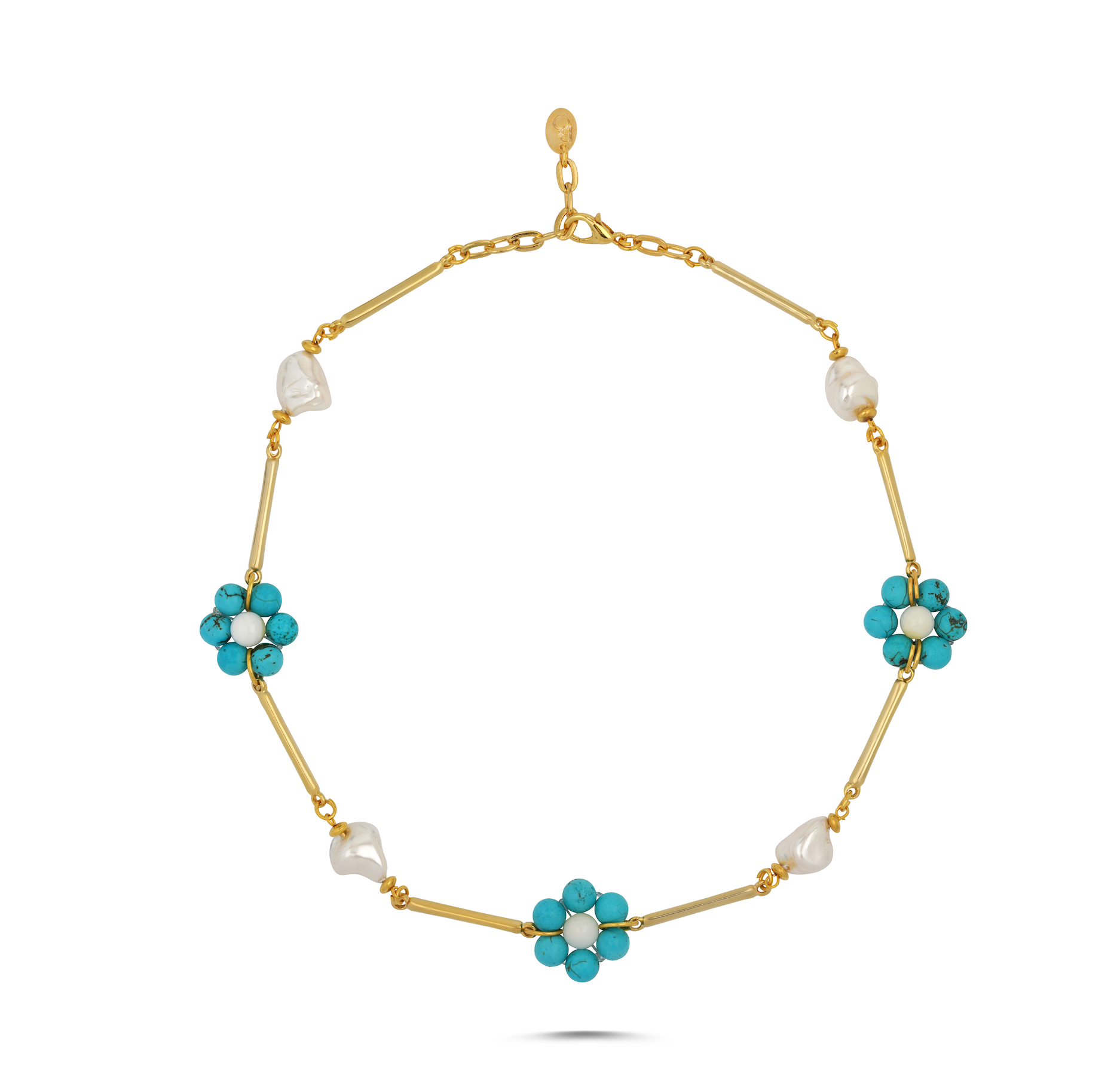 SUMMER BLOSSOM TURQUOISE NECKLACE