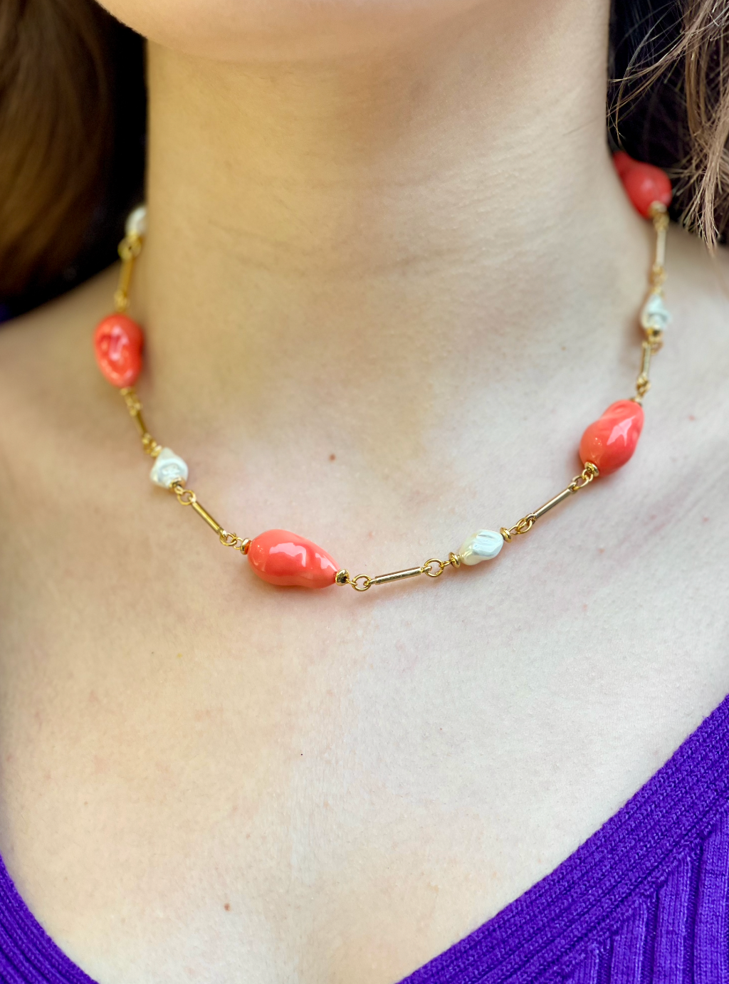MIAMI ORANGE NECKLACE