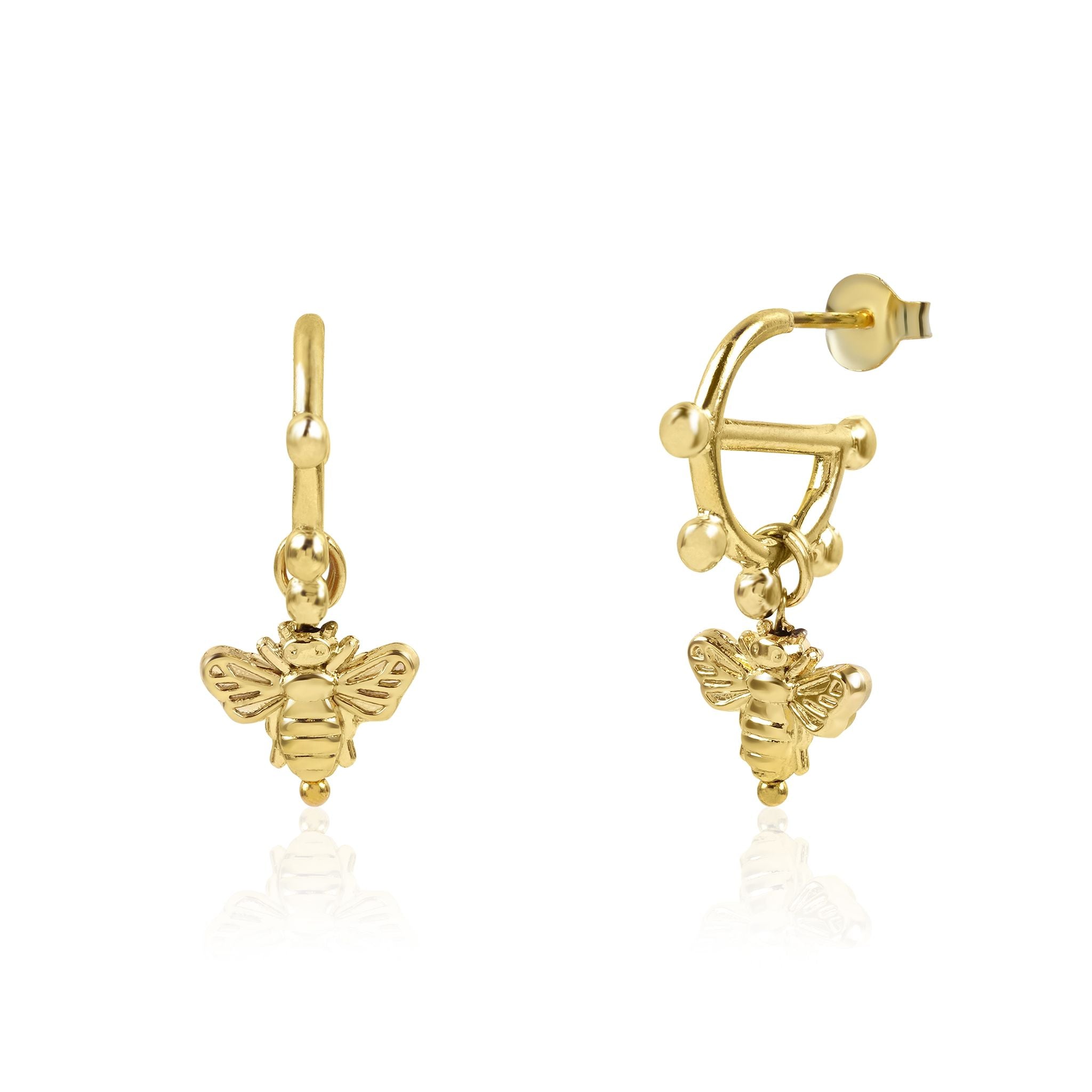 BEE LOVE HOOP EARRINGS