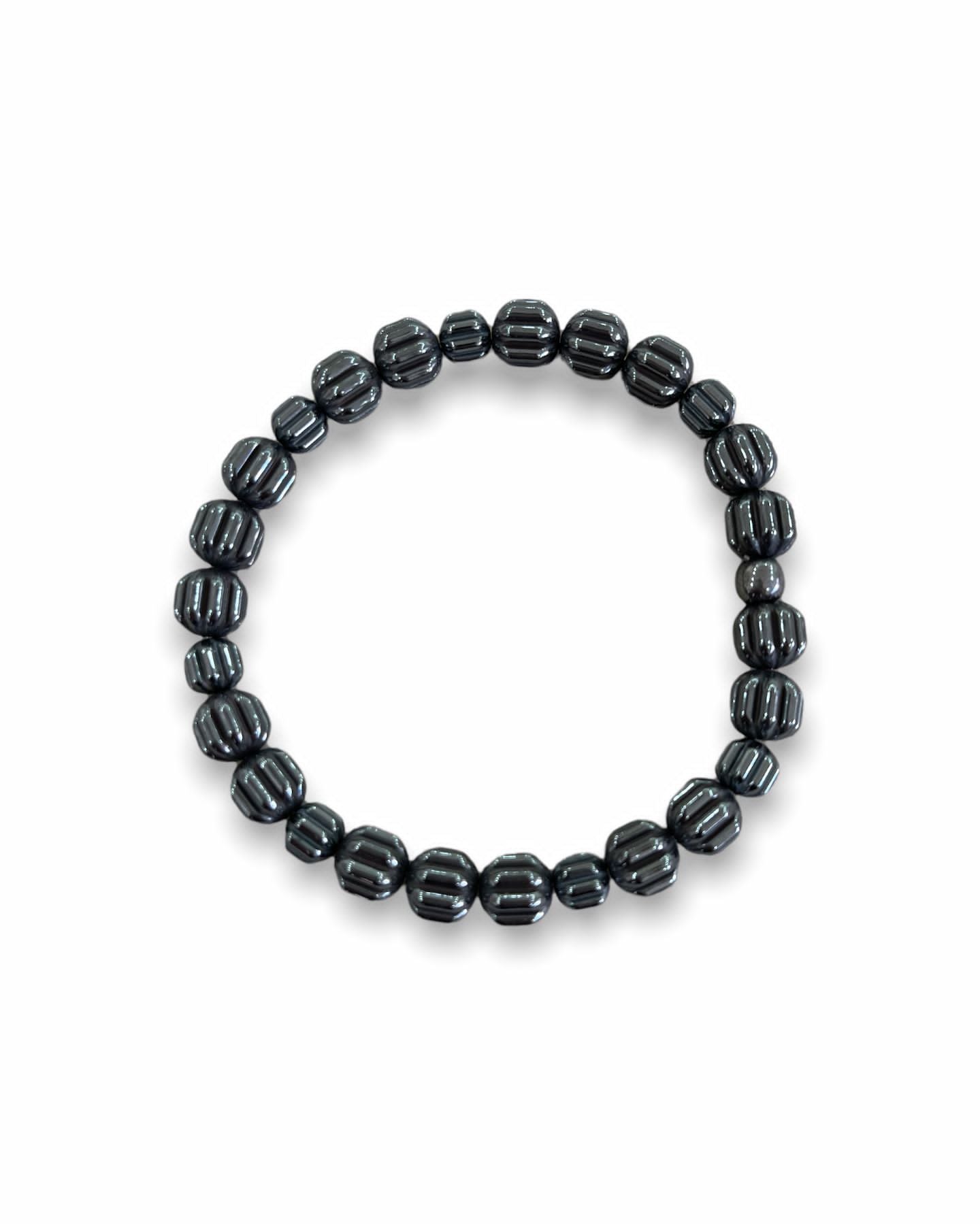 DARK GRAY HEMATITE BRACELET