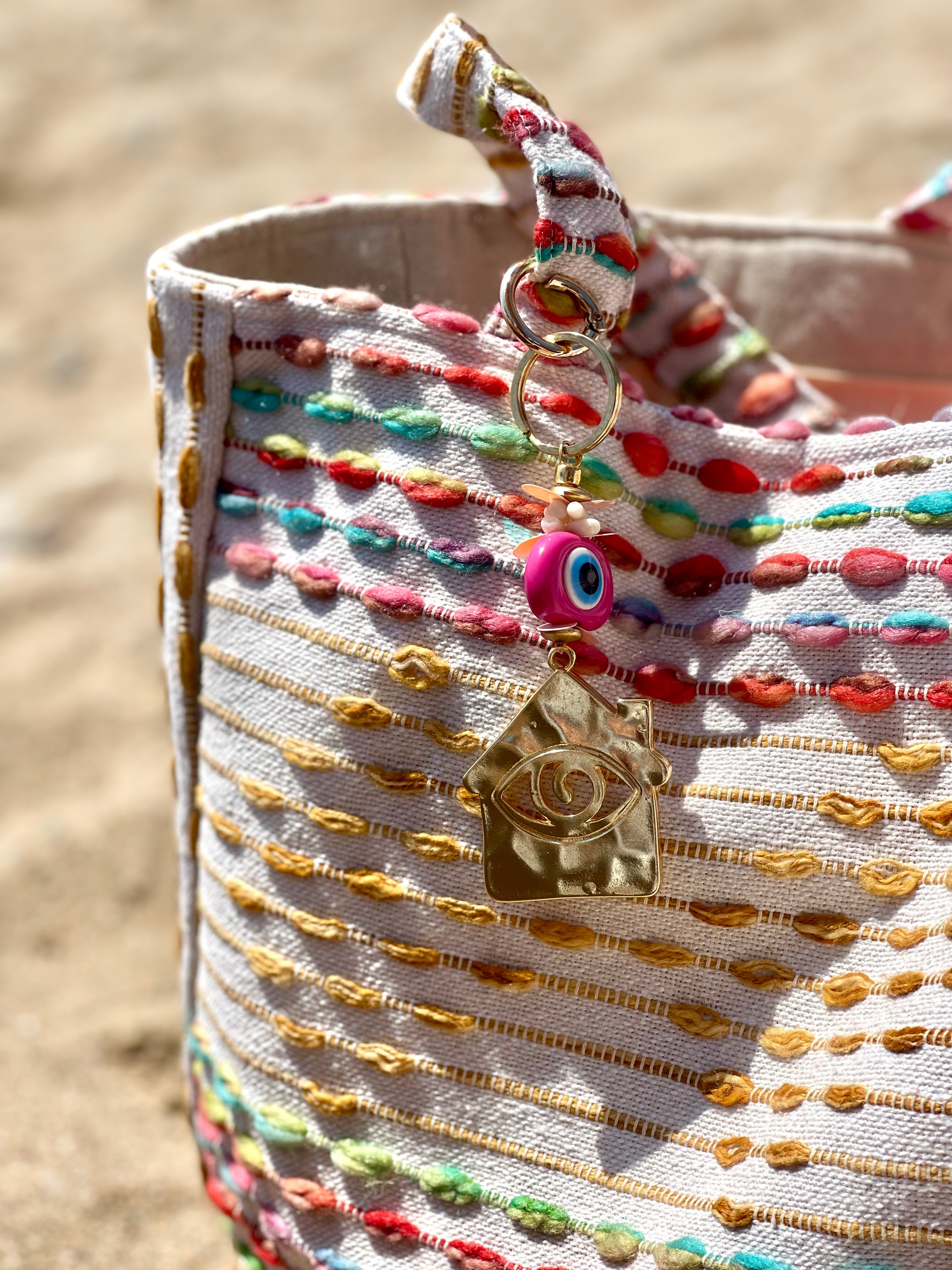 NAZAR NEST PINK KEY CHAIN / BAG CHARM