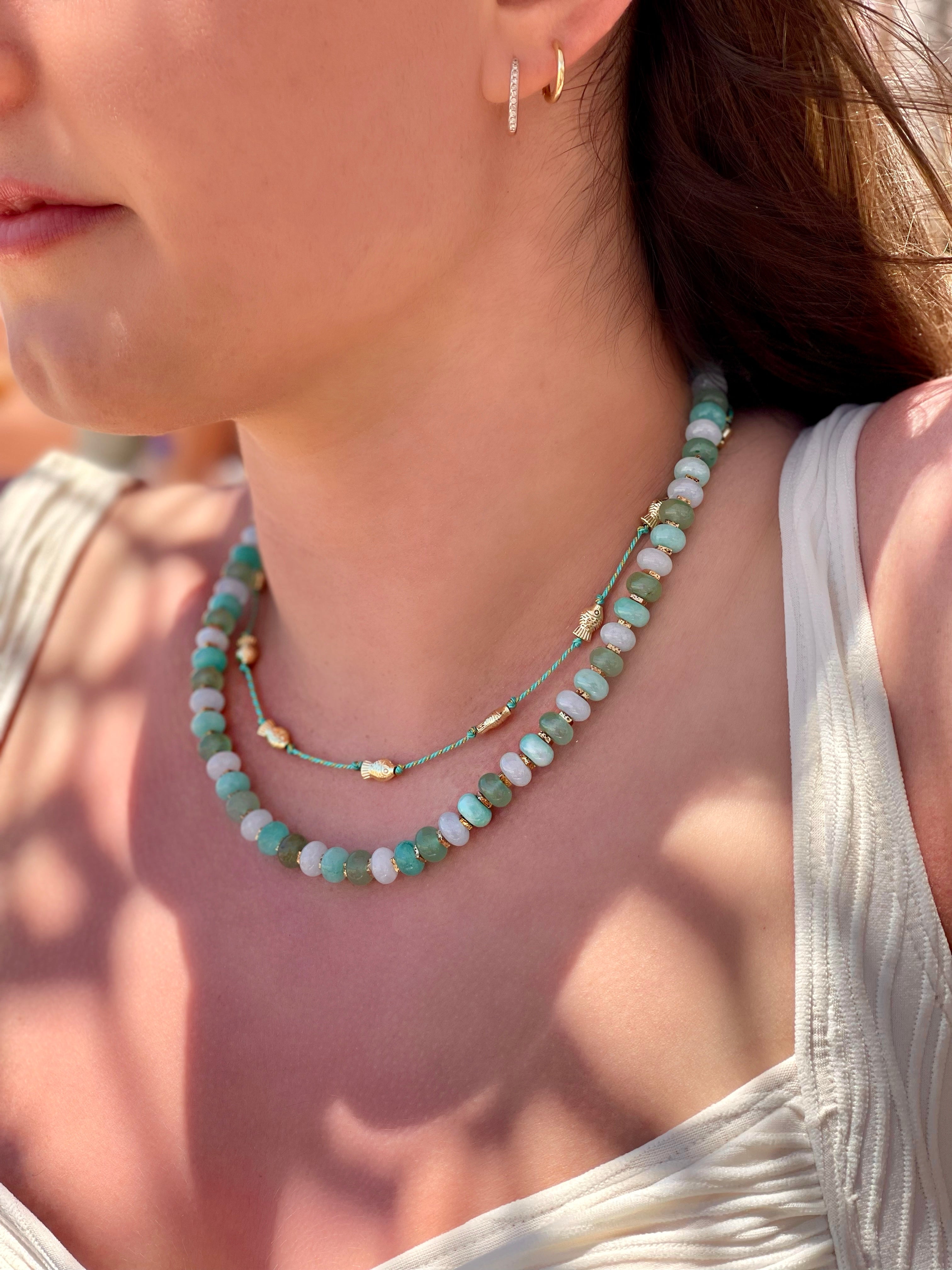 SUMMER MUSE FISH ROPE NECKLACE