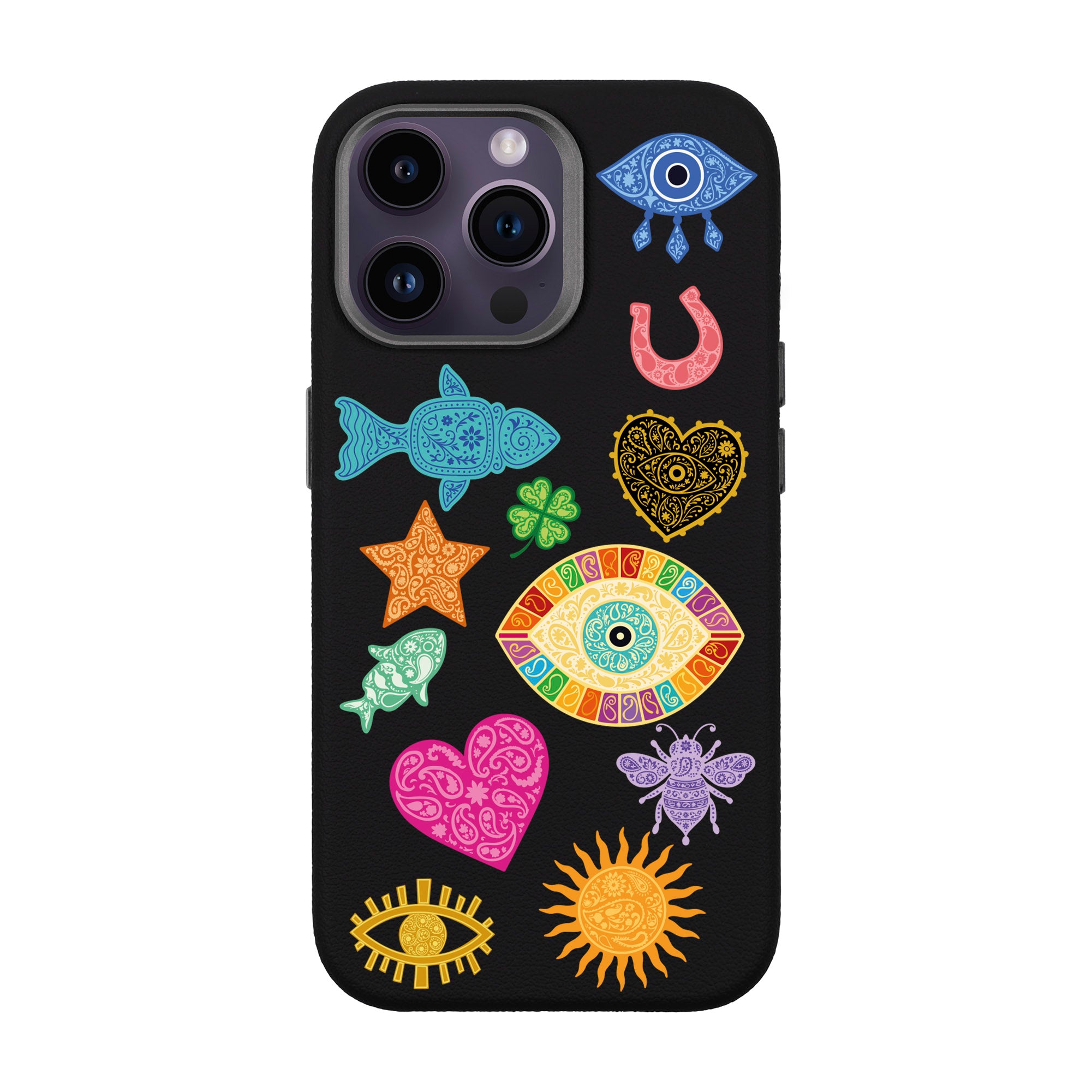 CHARMS BY BERRİN ÖZKAN – iPhone Leather Premium Case with MagSafe Compatibility
