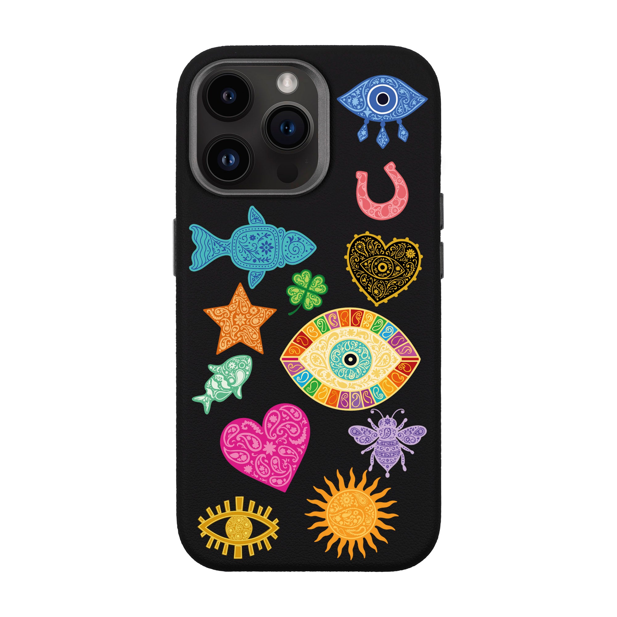 CHARMS BY BERRİN ÖZKAN – iPhone Leather Premium Case with MagSafe Compatibility