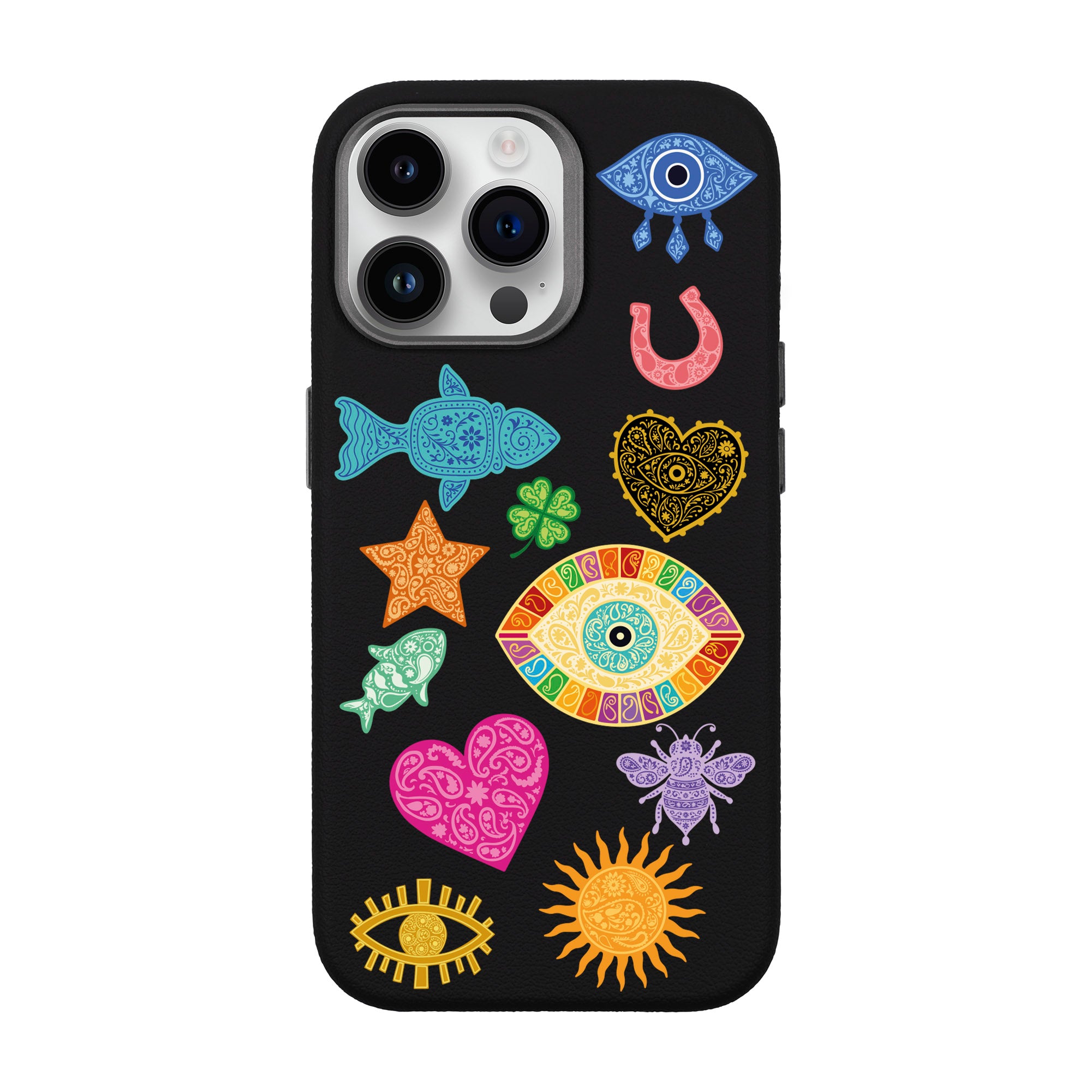 CHARMS BY BERRİN ÖZKAN – iPhone Leather Premium Case with MagSafe Compatibility