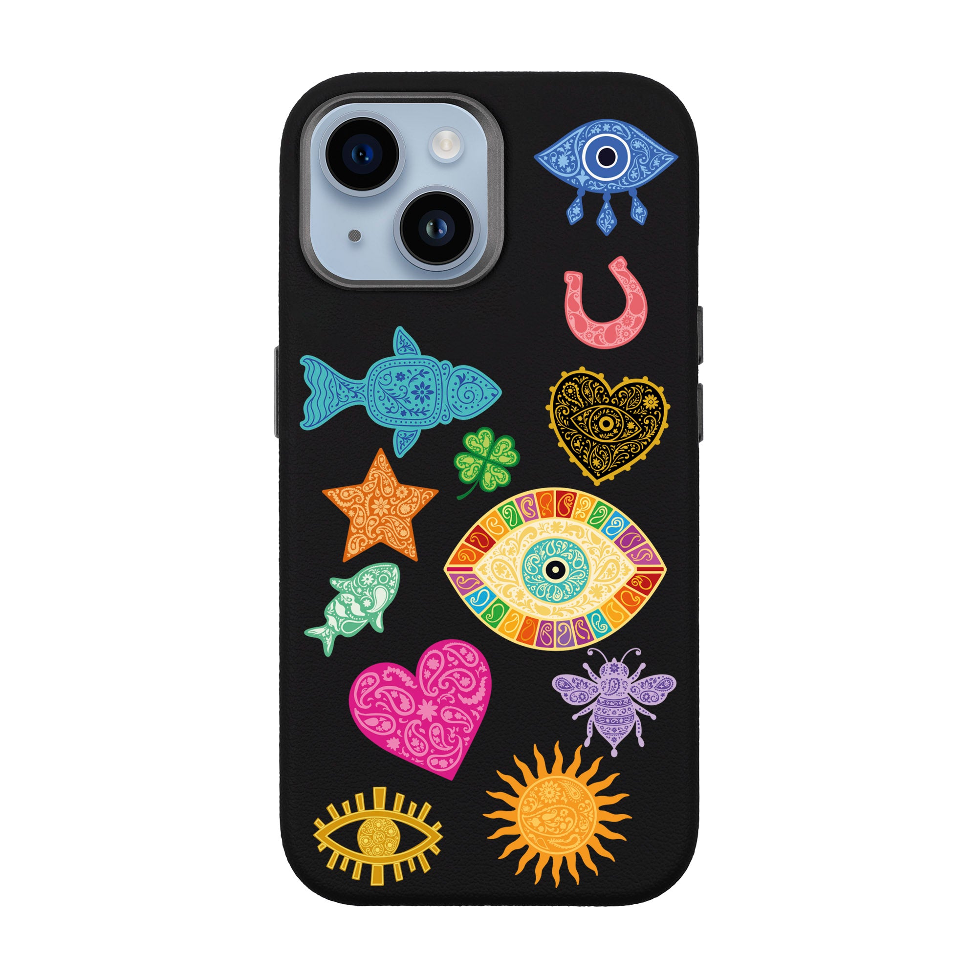 CHARMS BY BERRİN ÖZKAN – iPhone Leather Premium Case with MagSafe Compatibility