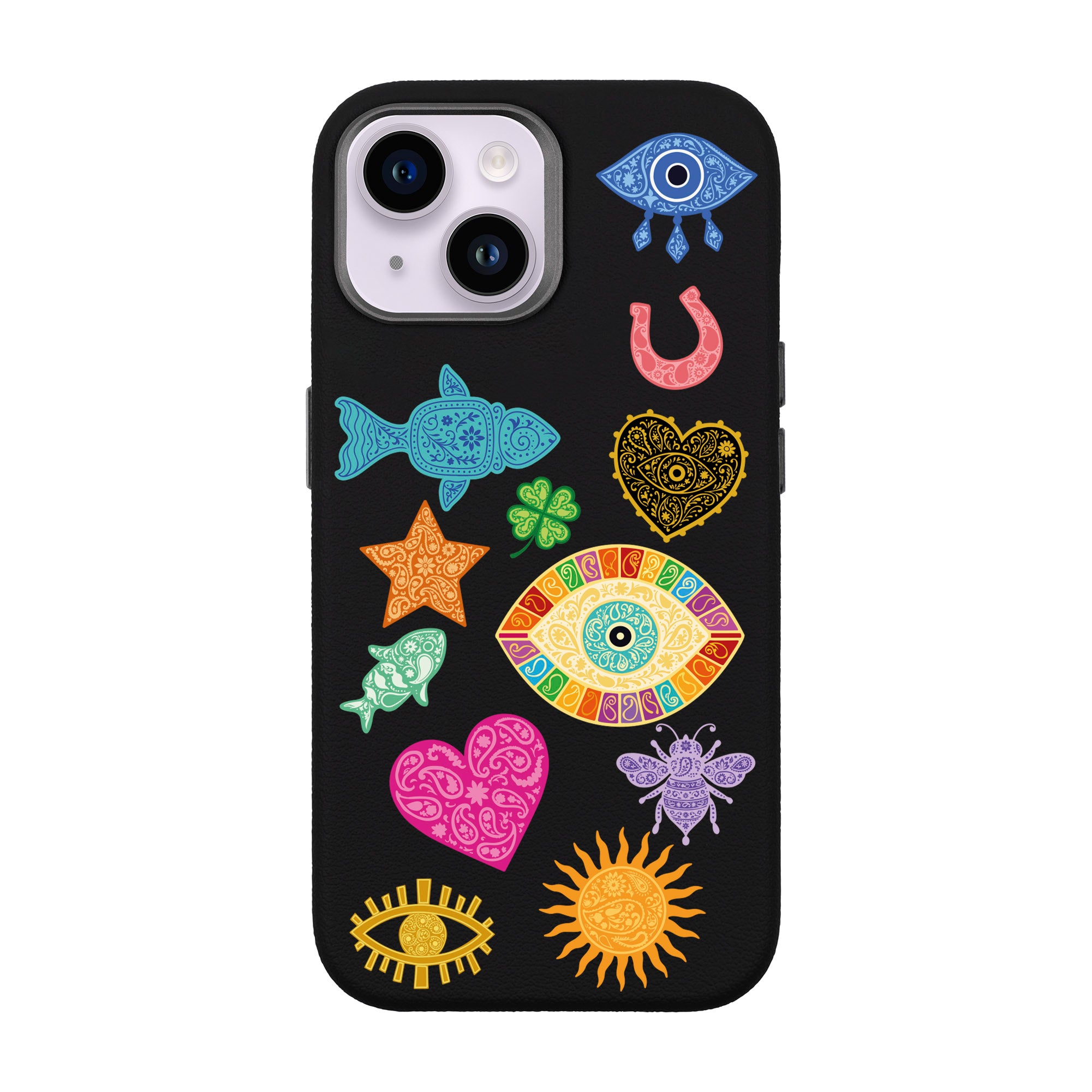 CHARMS BY BERRİN ÖZKAN – iPhone Leather Premium Case with MagSafe Compatibility