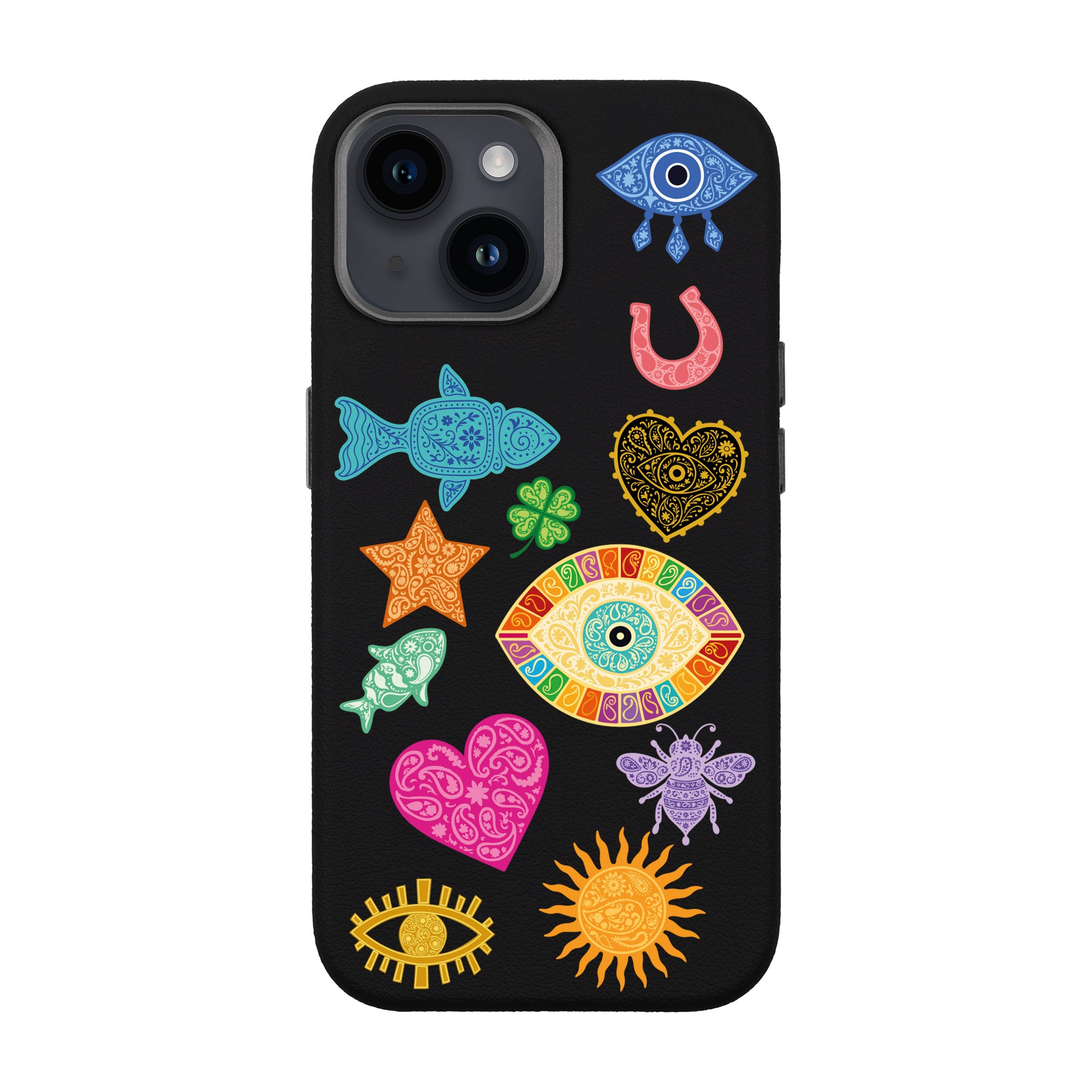 CHARMS BY BERRİN ÖZKAN – iPhone Leather Premium Case with MagSafe Compatibility