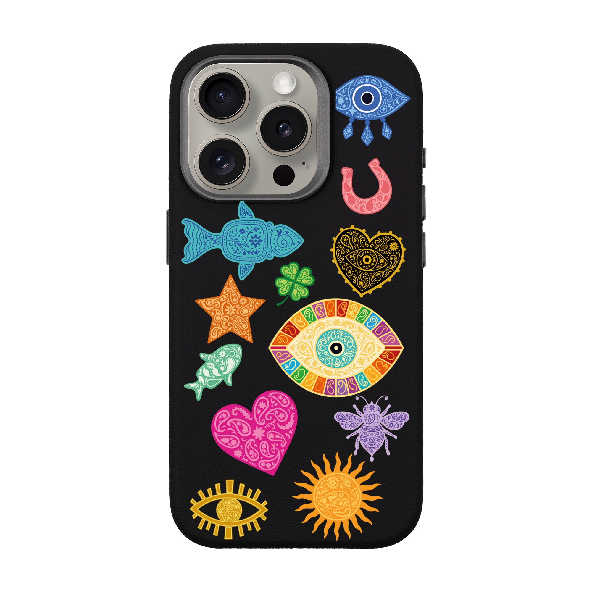CHARMS BY BERRİN ÖZKAN – iPhone Leather Premium Case with MagSafe Compatibility