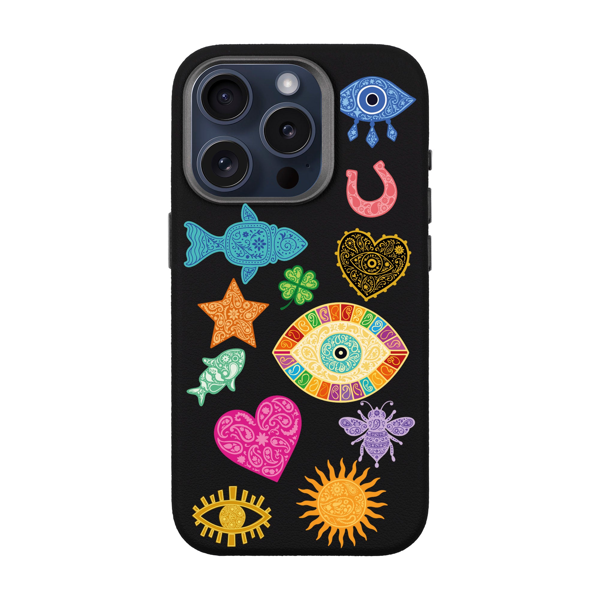 CHARMS BY BERRİN ÖZKAN – iPhone Leather Premium Case with MagSafe Compatibility