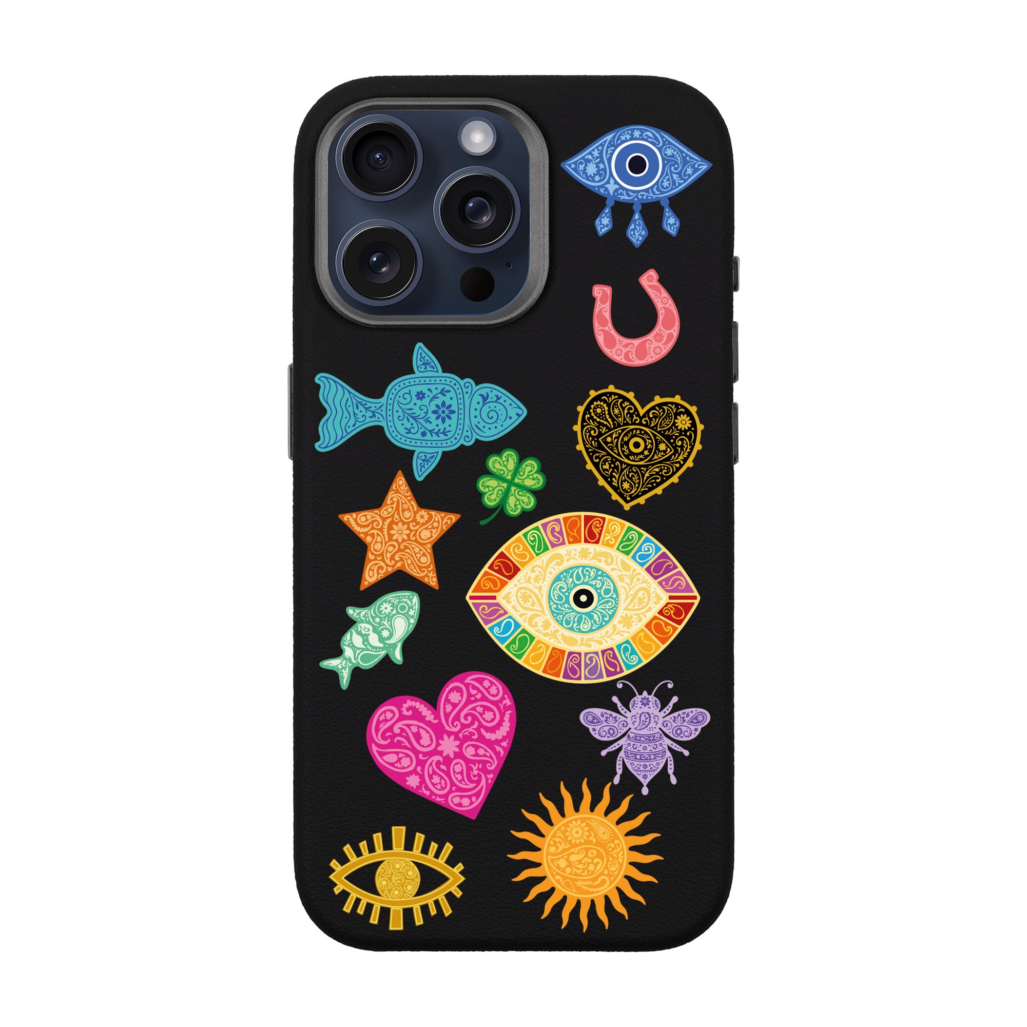 CHARMS BY BERRİN ÖZKAN – iPhone Leather Premium Case with MagSafe Compatibility