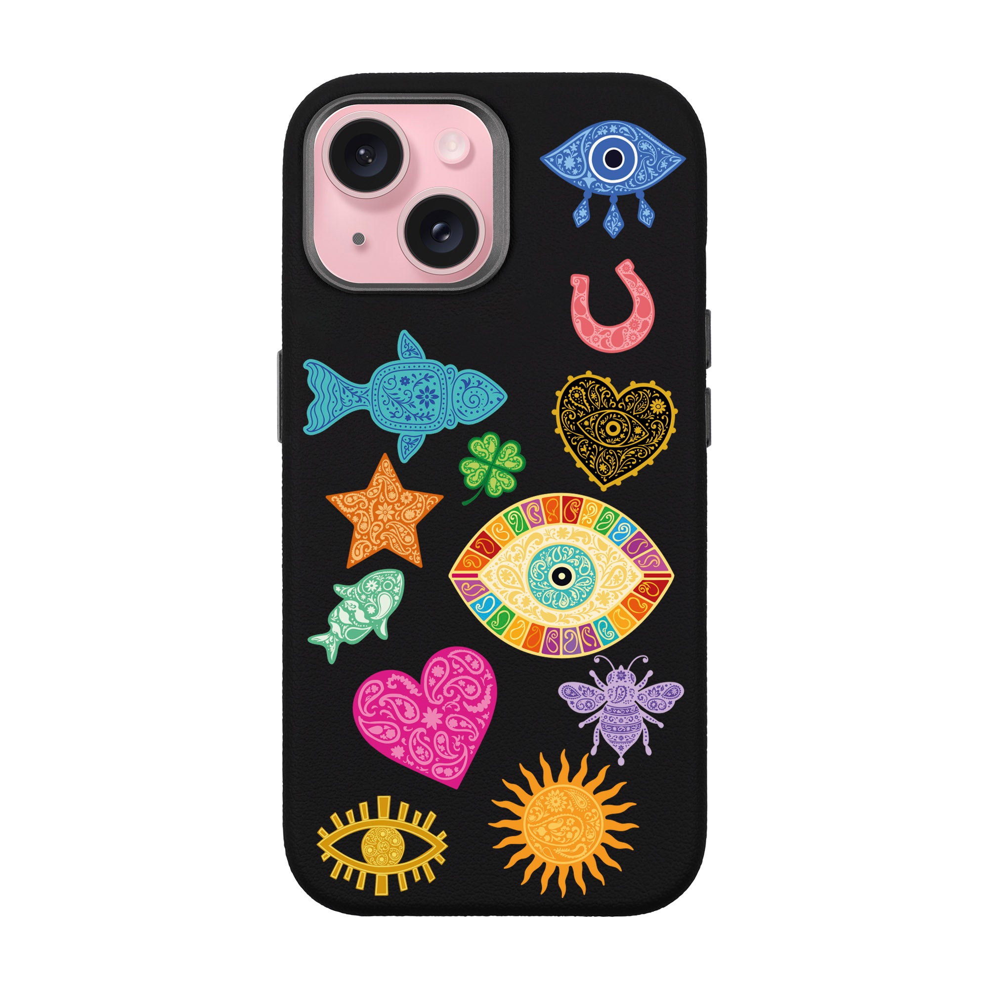 CHARMS BY BERRİN ÖZKAN – iPhone Leather Premium Case with MagSafe Compatibility