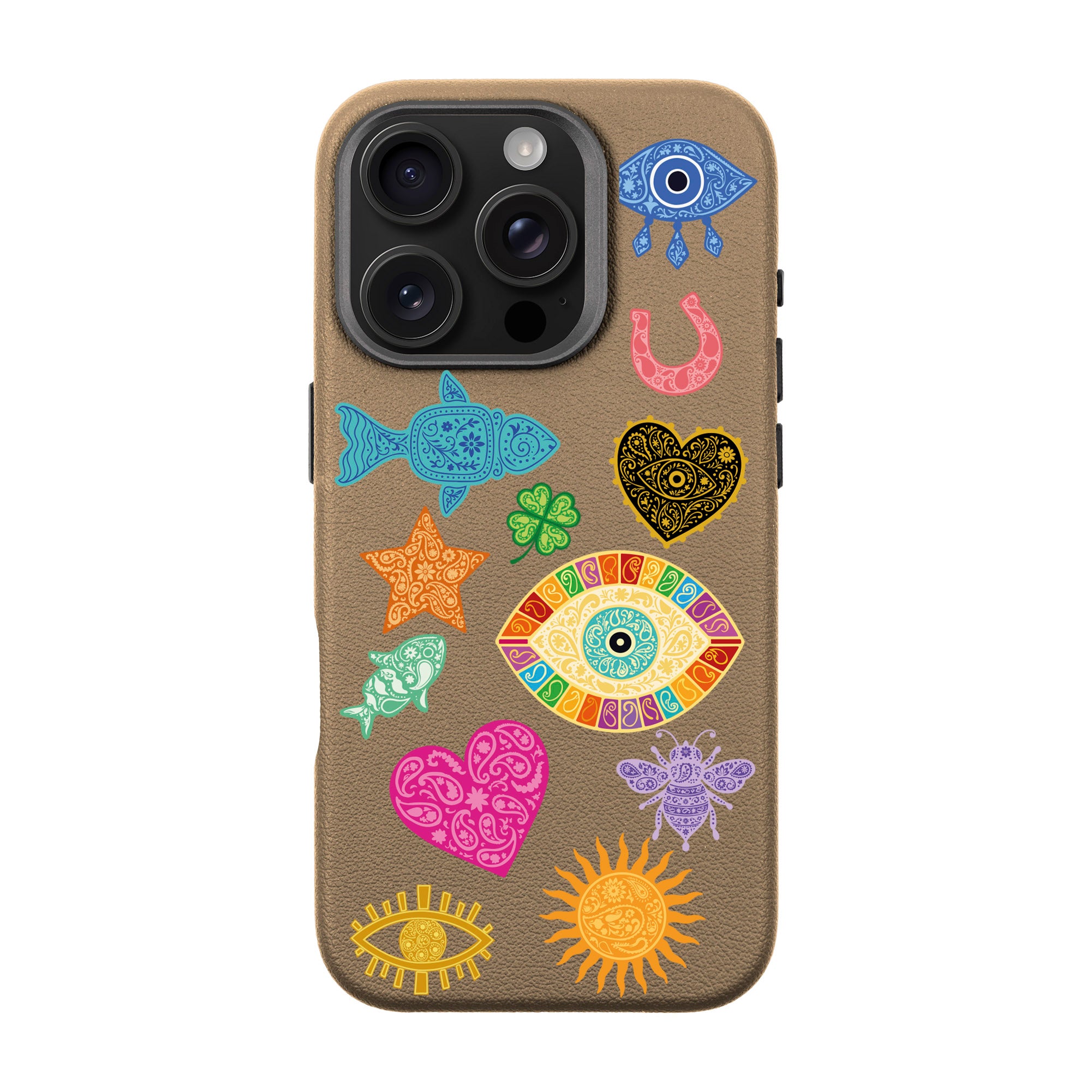 CHARMS BY BERRİN ÖZKAN – iPhone Leather Premium Case with MagSafe Compatibility