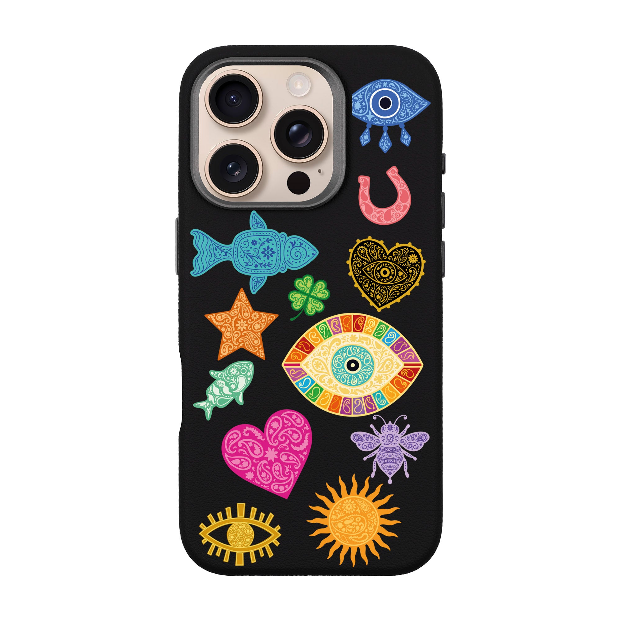 CHARMS BY BERRİN ÖZKAN – iPhone Leather Premium Case with MagSafe Compatibility