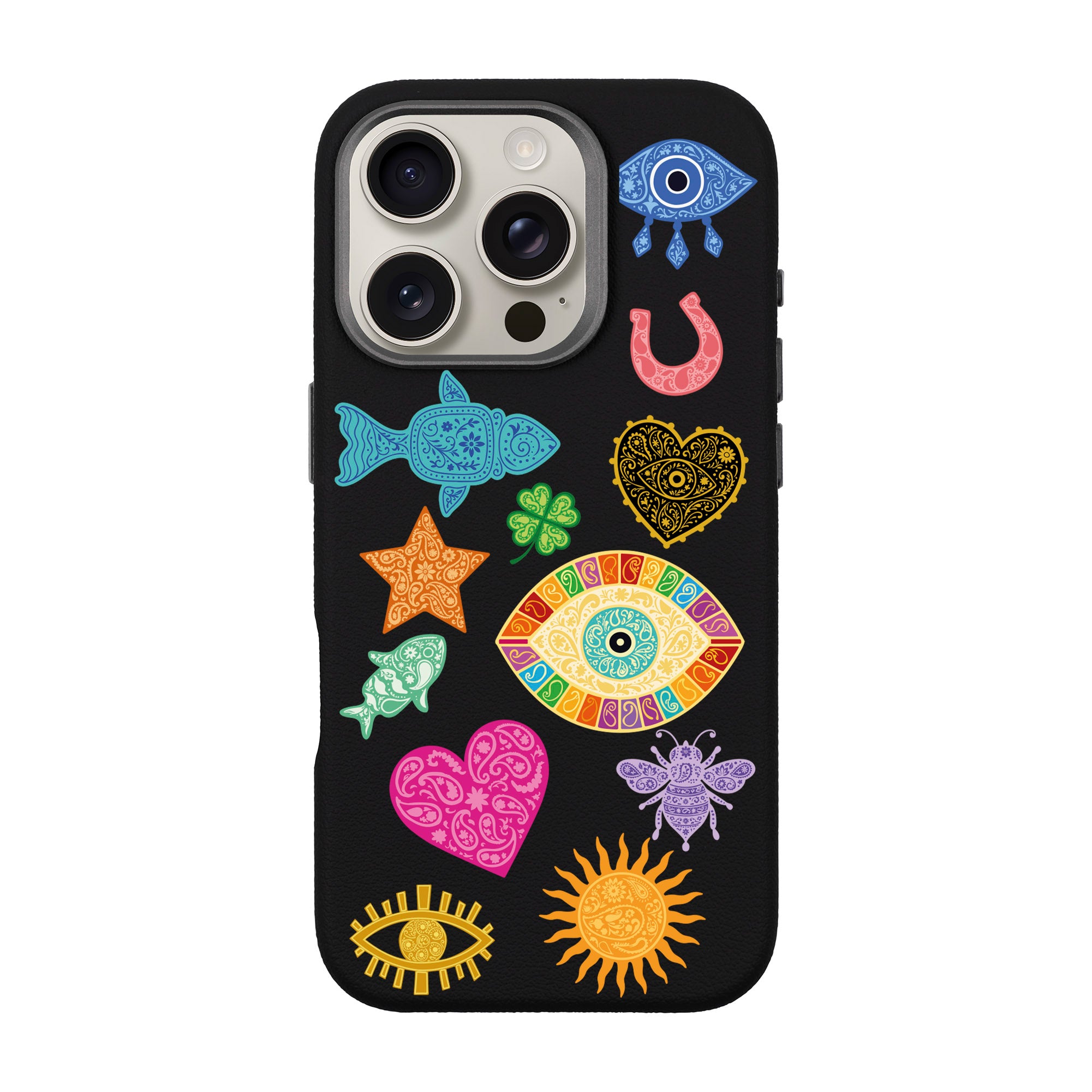 CHARMS BY BERRİN ÖZKAN – iPhone Leather Premium Case with MagSafe Compatibility
