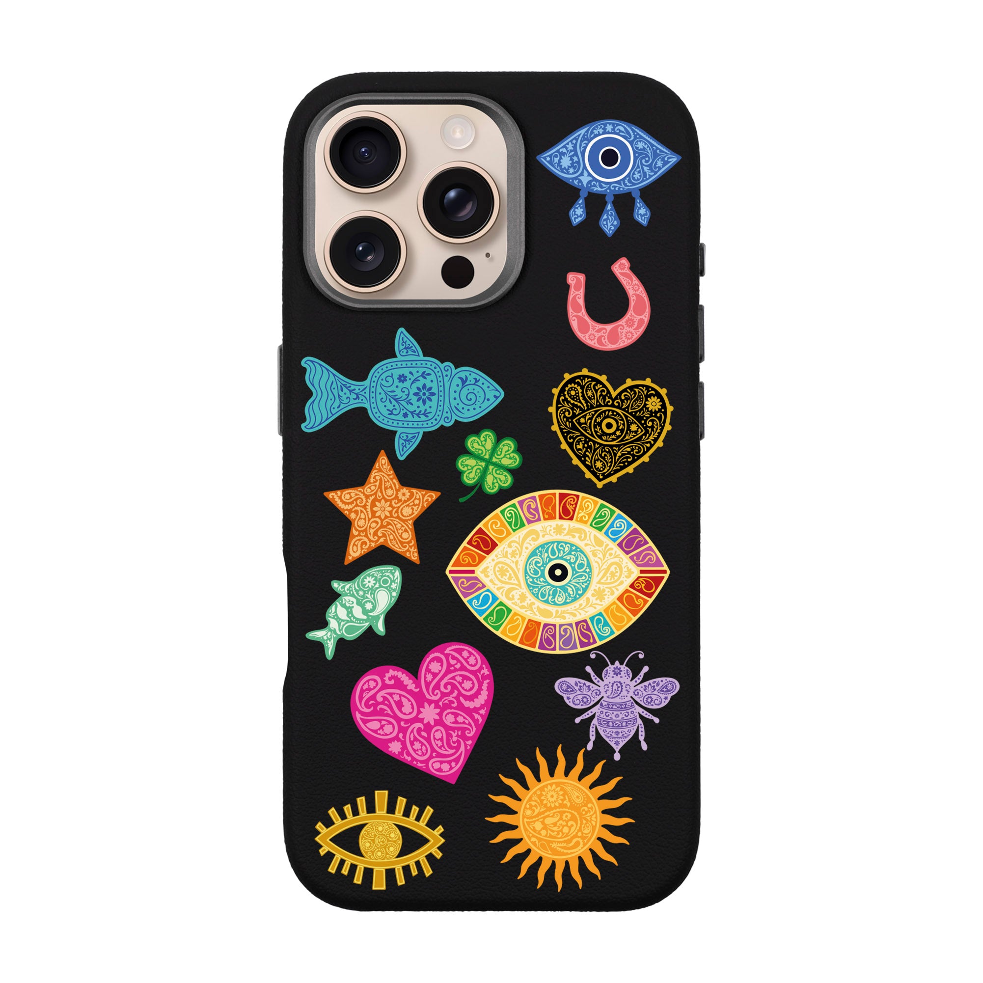 CHARMS BY BERRİN ÖZKAN – iPhone Leather Premium Case with MagSafe Compatibility