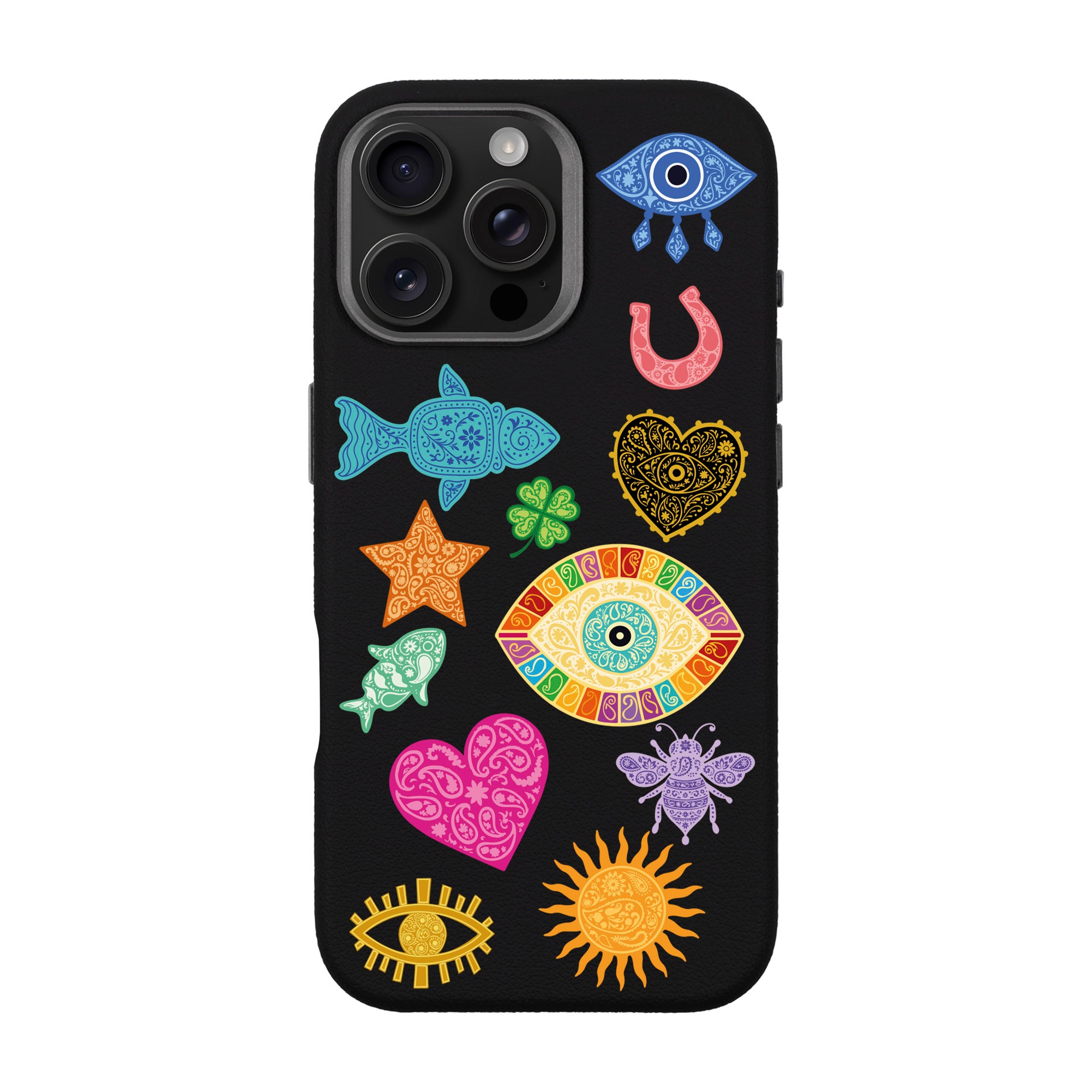 CHARMS BY BERRİN ÖZKAN – iPhone Leather Premium Case with MagSafe Compatibility