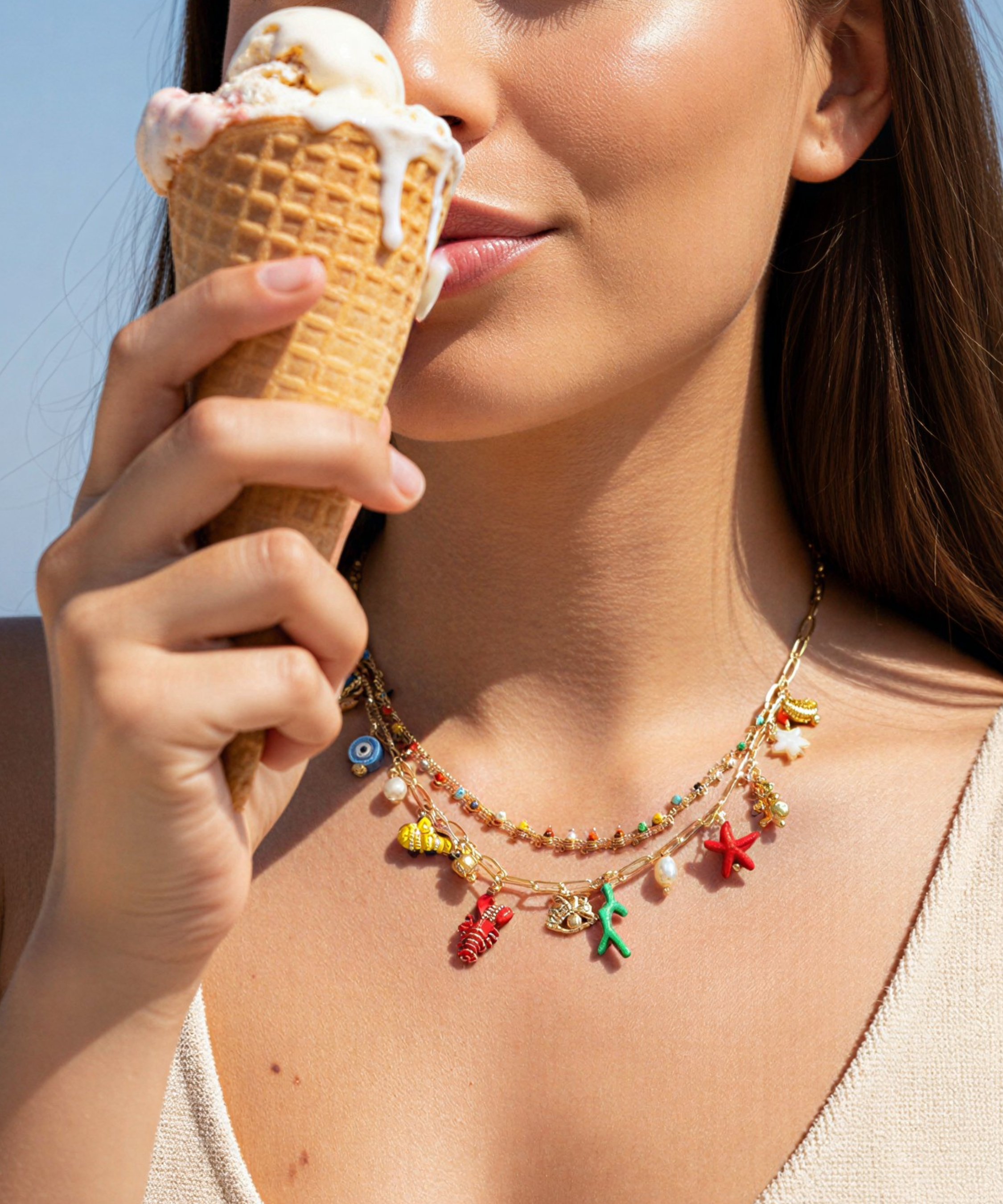 SALT & SAND CHARM NECKLACE