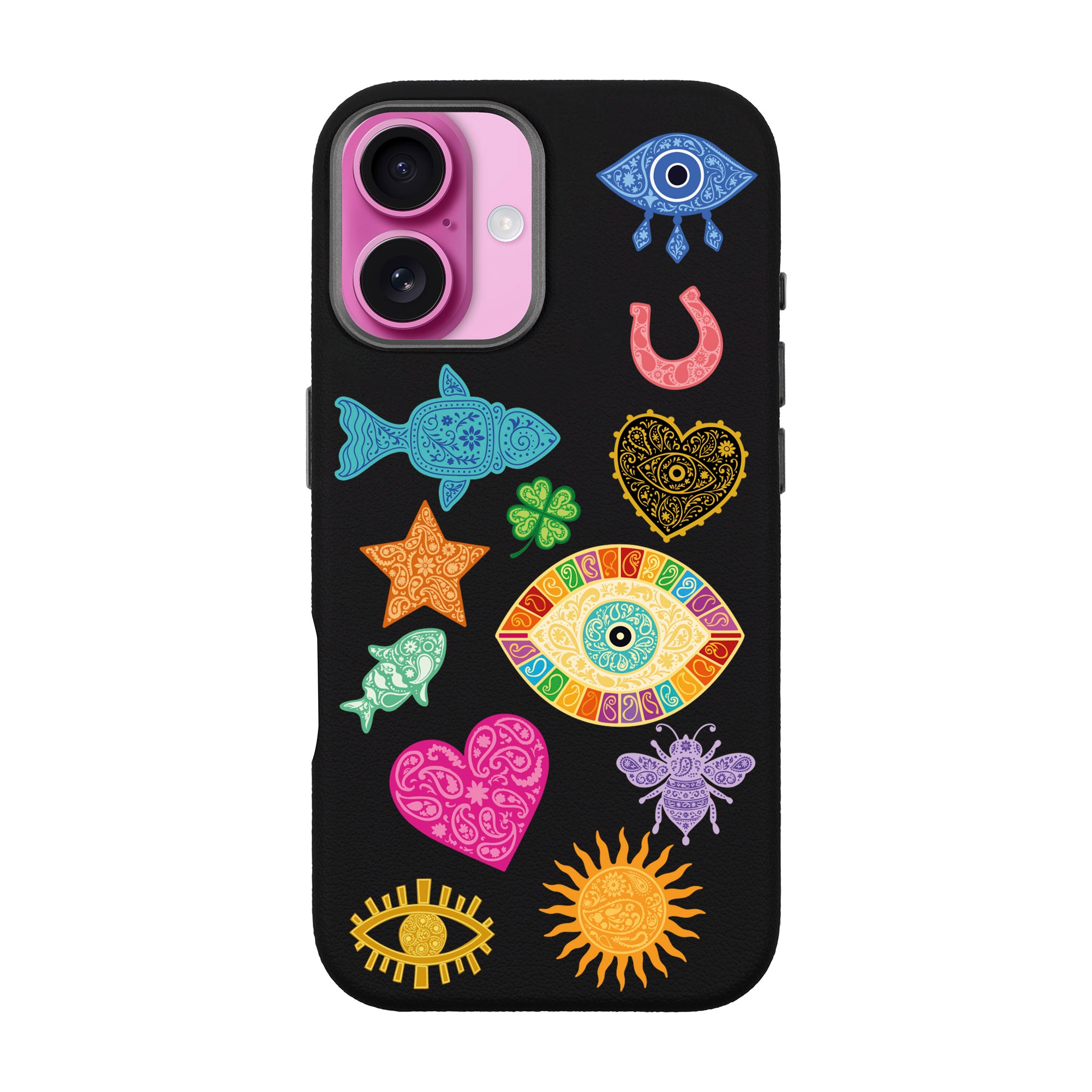 CHARMS BY BERRİN ÖZKAN – iPhone Leather Premium Case with MagSafe Compatibility