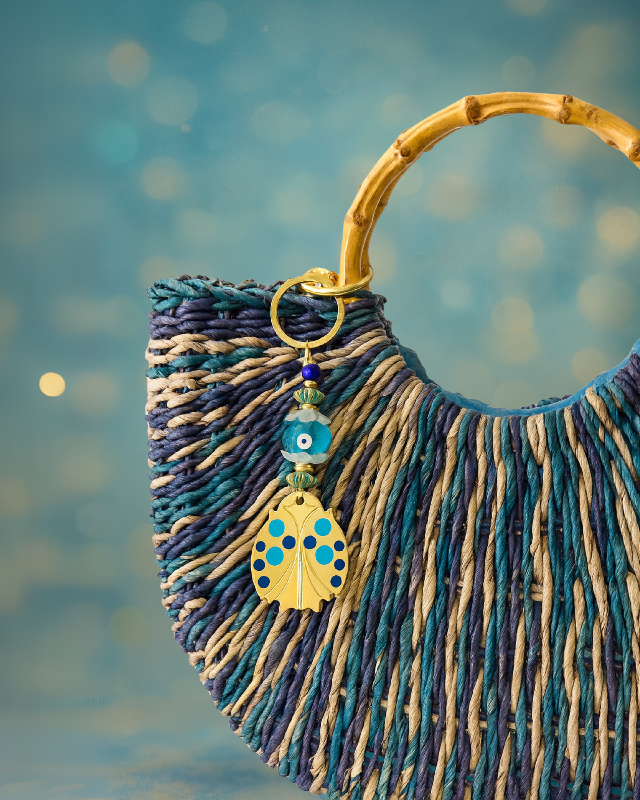 NAZAR DOT BLUE KEY CHAIN / BAG CHARM