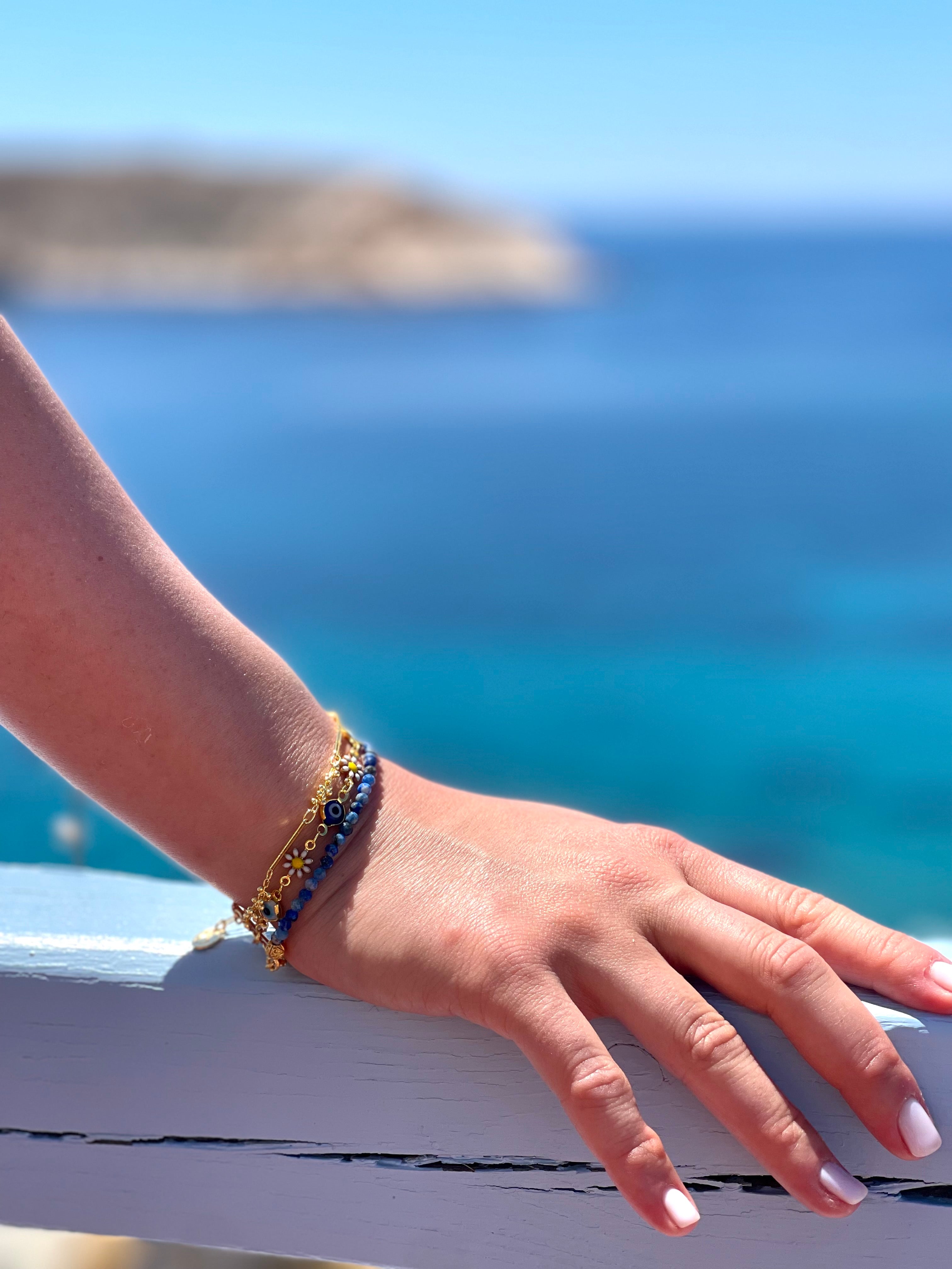 DAISY NAZAR LAPIS BRACELET