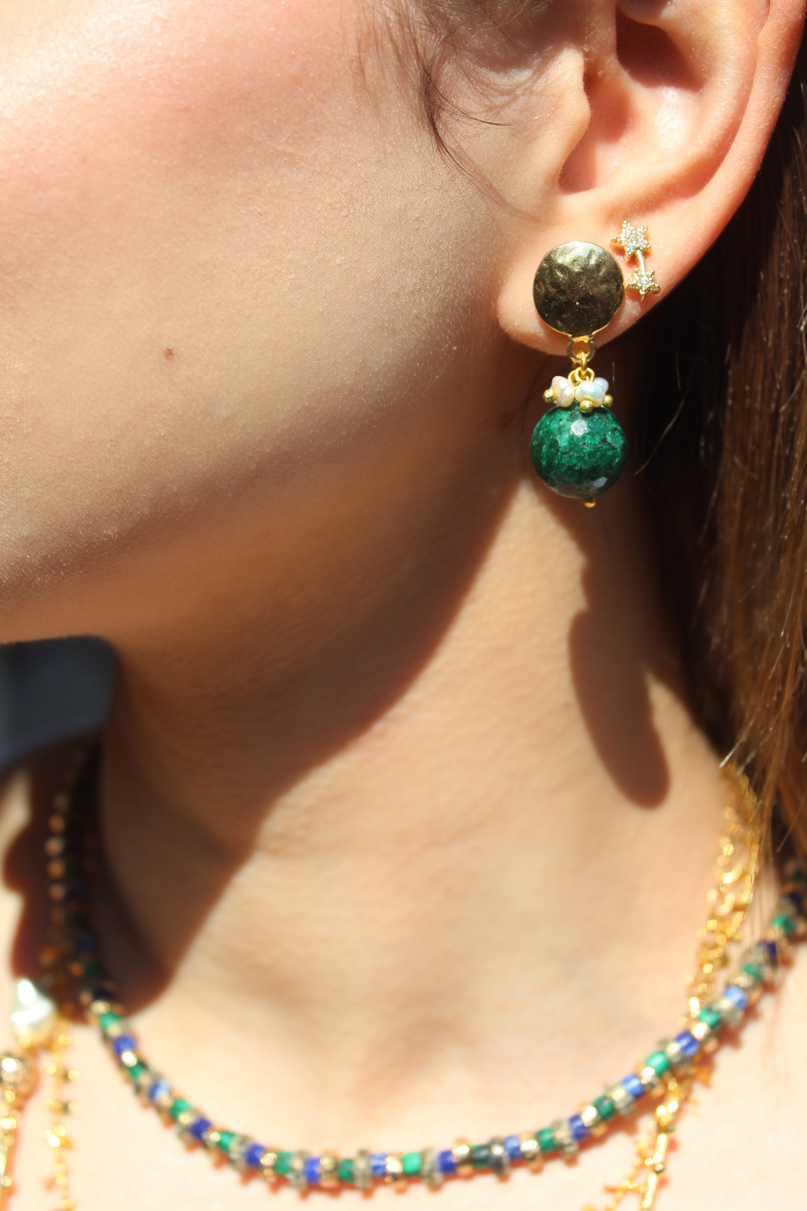 BONBON GREEN EARRINGS