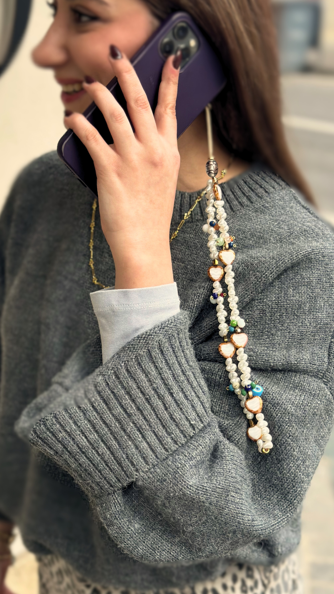 PEARL POP PHONE STRAP