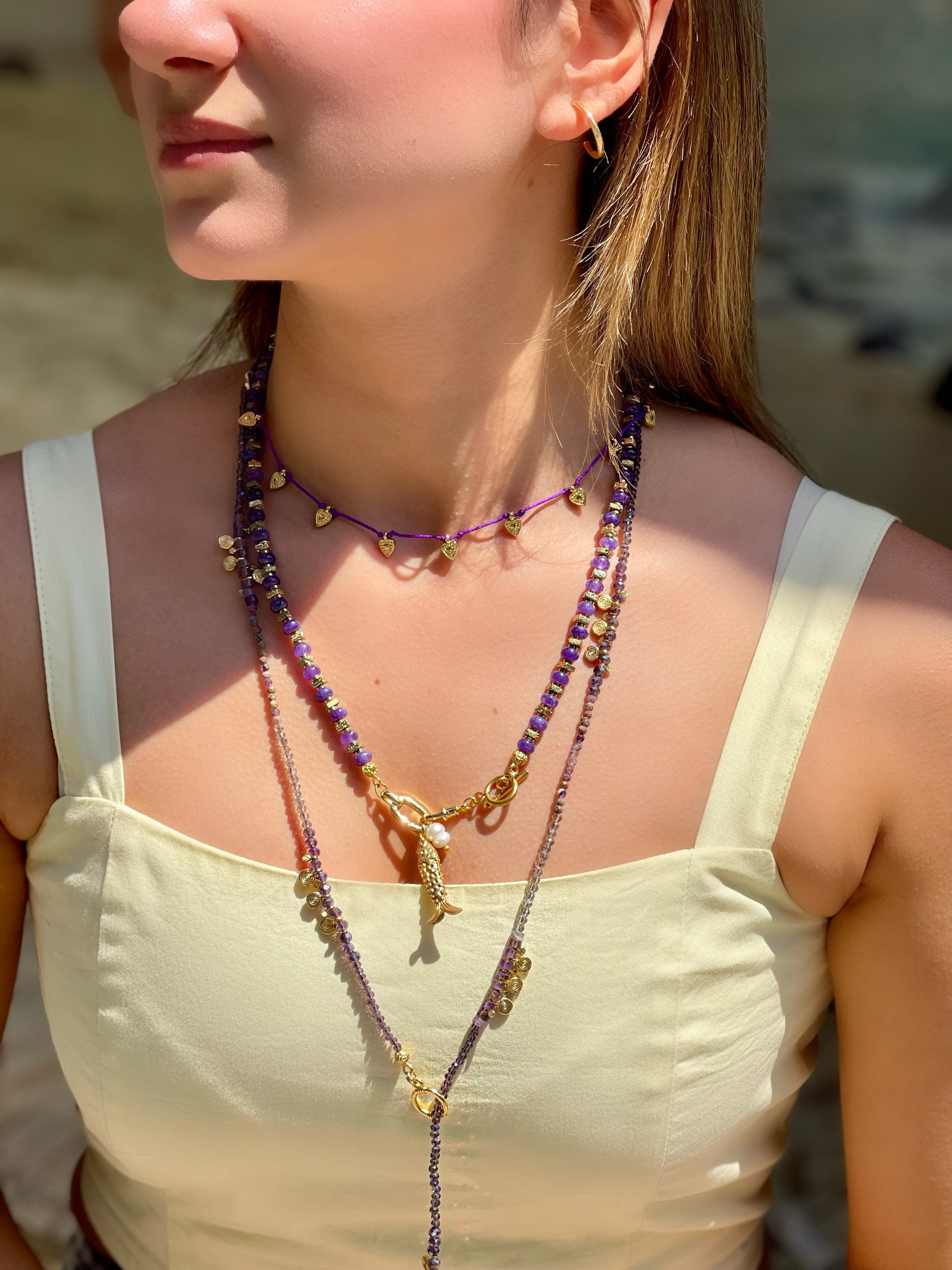 SUMMER MUSE HEART ROPE NECKLACE