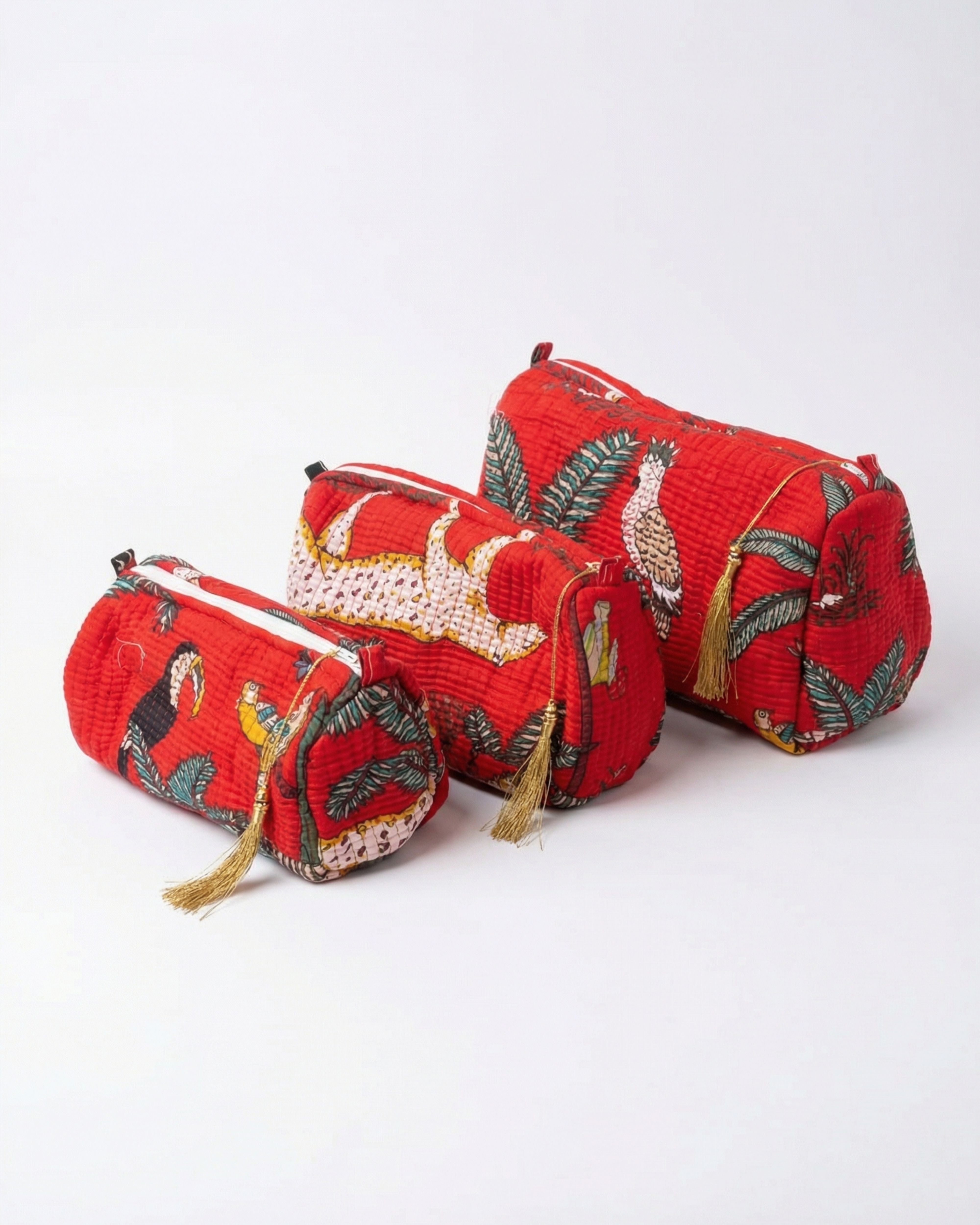 KENYA RED POUCH SET