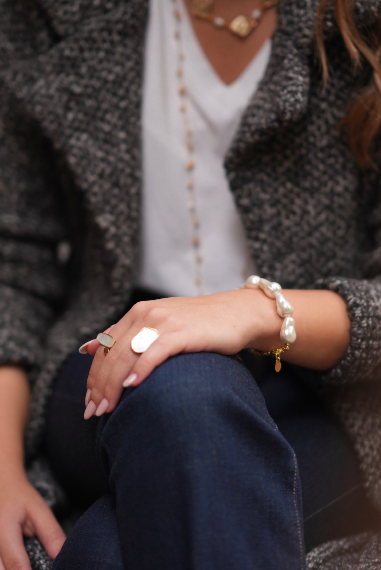 YOUR SIDE MOTHER-OF-PEARL RING