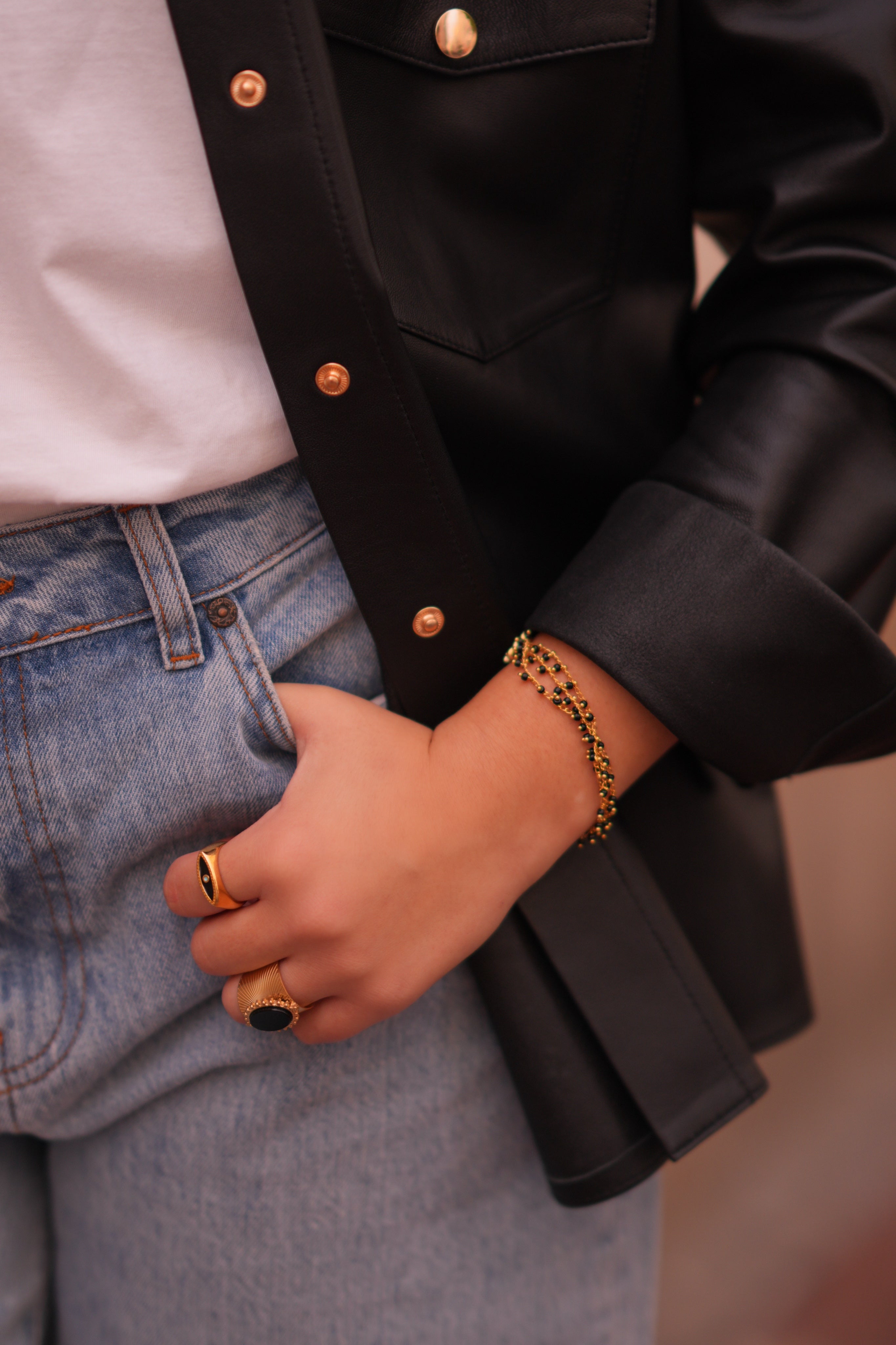 CLEOPATRA BLACK RING