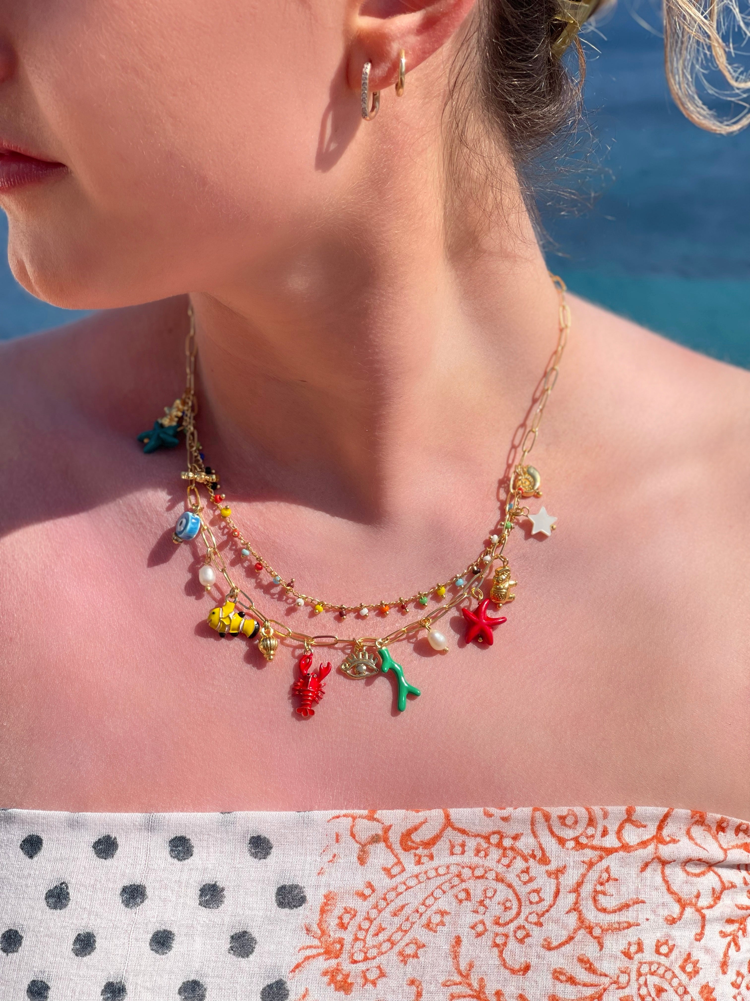 SALT & SAND CHARM NECKLACE