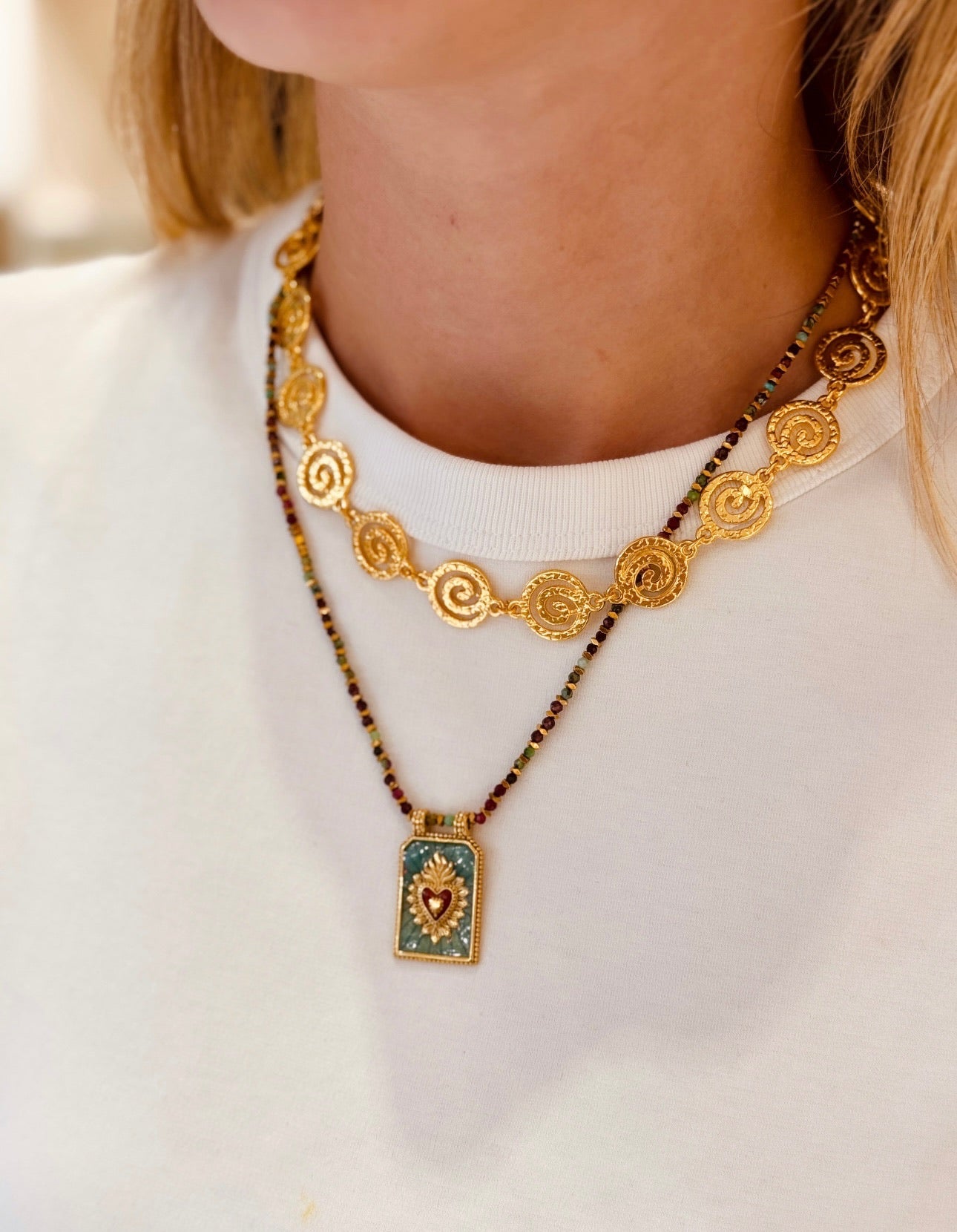 URARTU GOLD PLATED NECKLACE