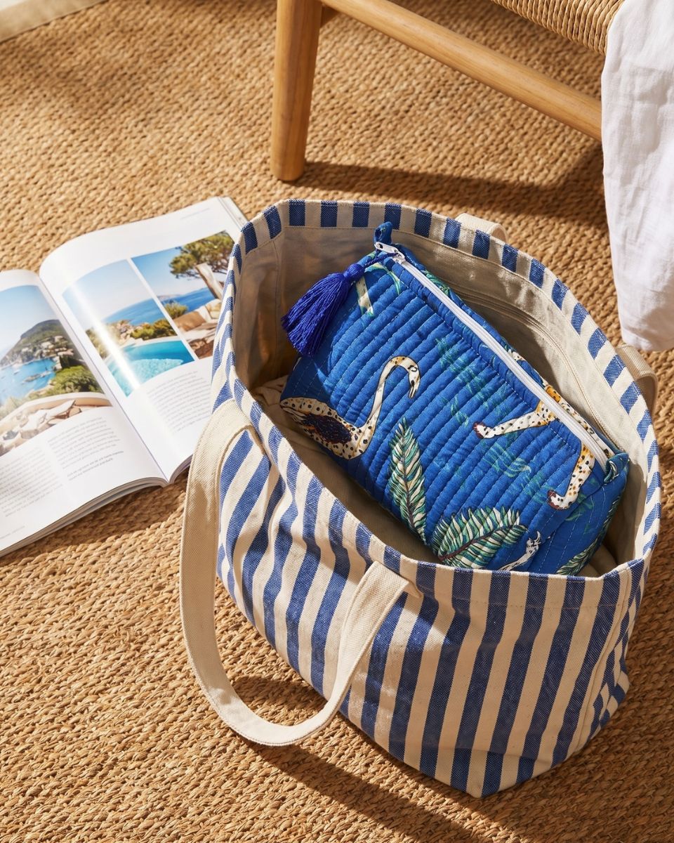 KENYA BLUE POUCH SET