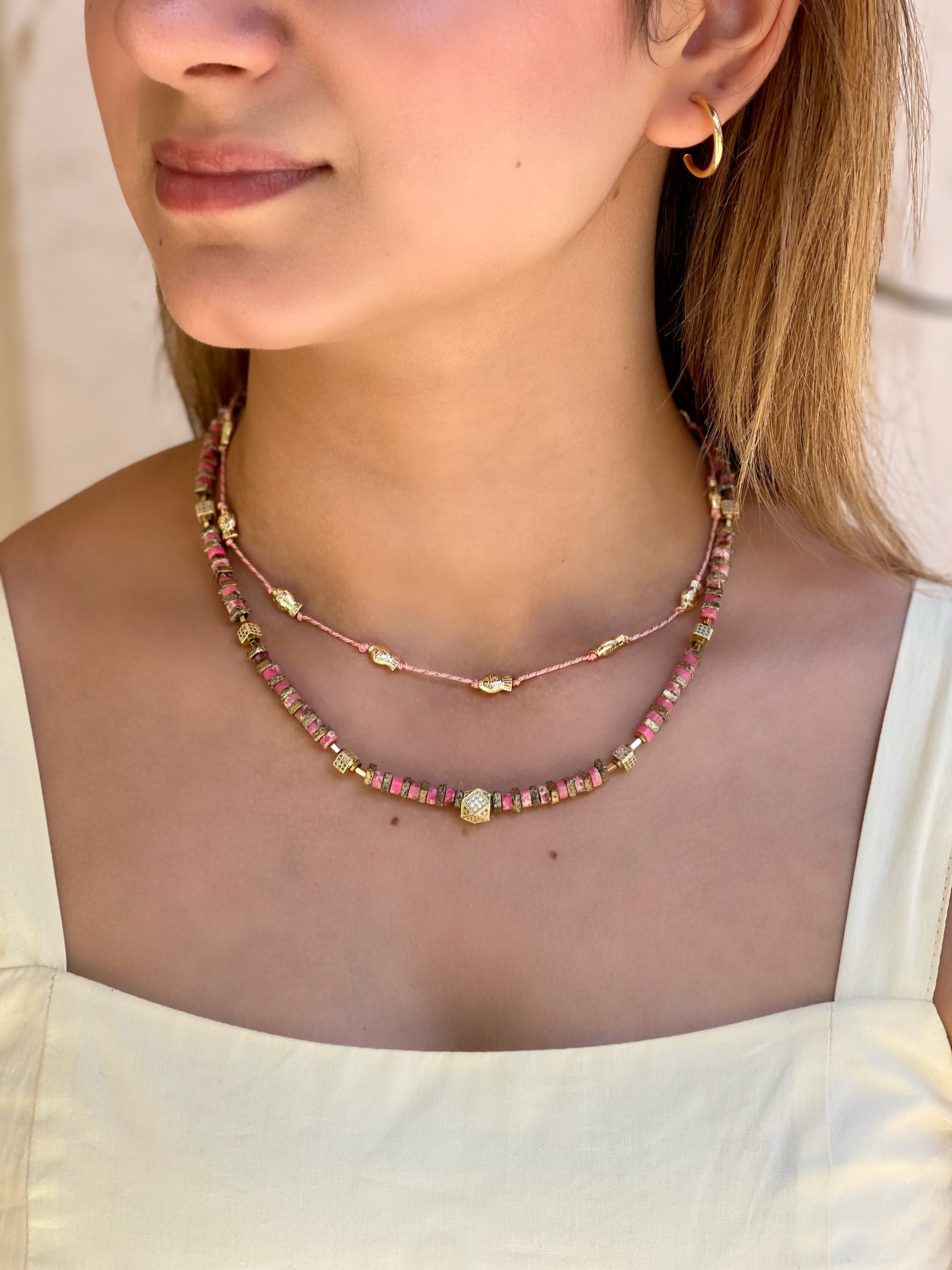 SUMMER MUSE FISH ROPE NECKLACE