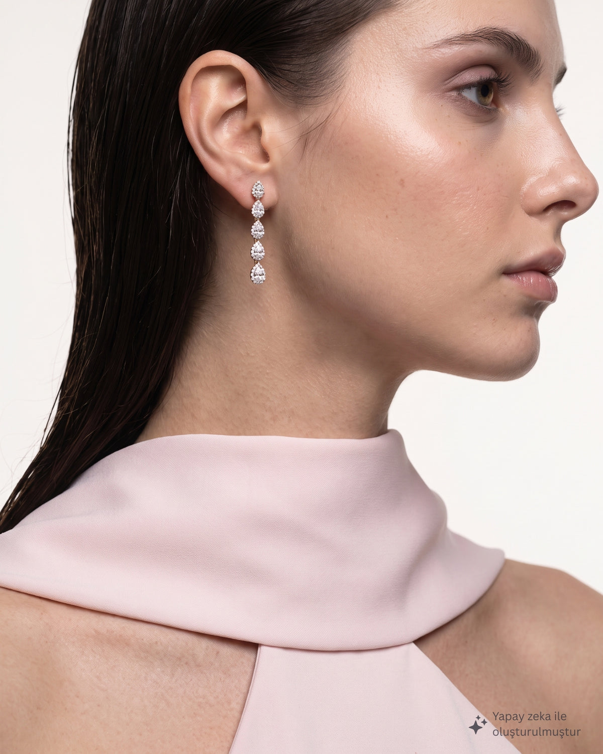 VICTORIA GOLD PLATED TEARDROP EARRINGS