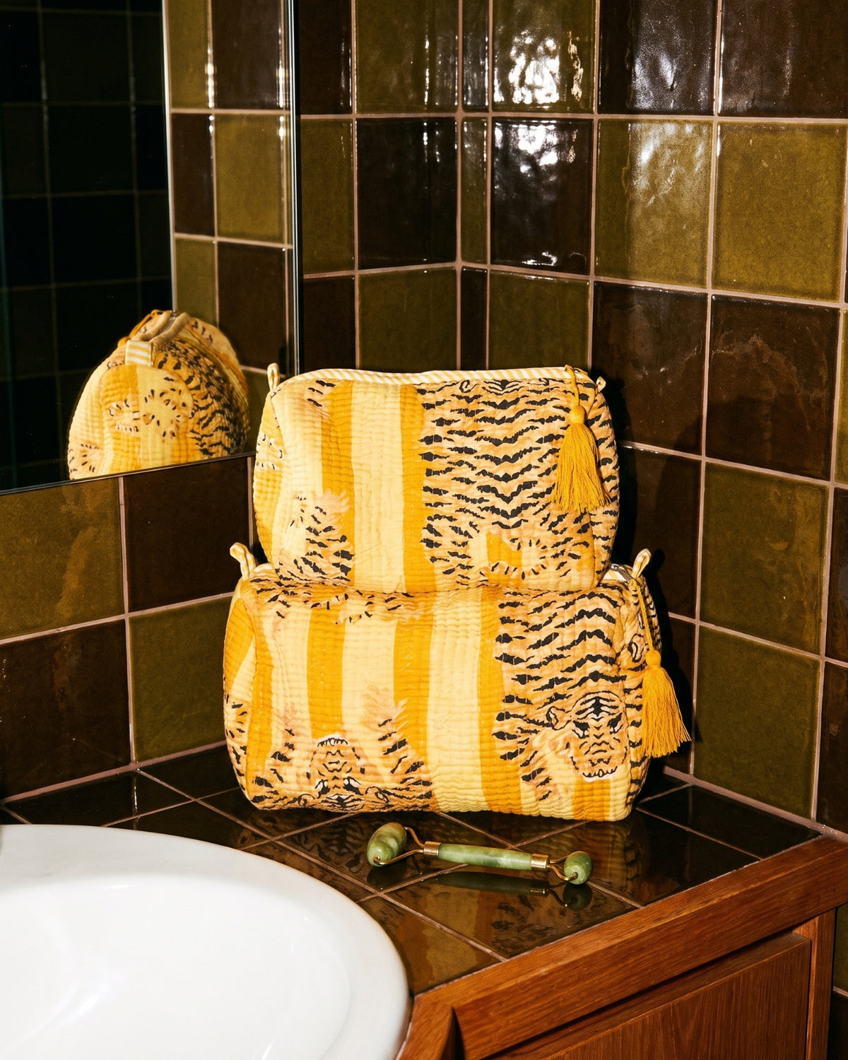 TIGER SARI ÇANTA SETİ