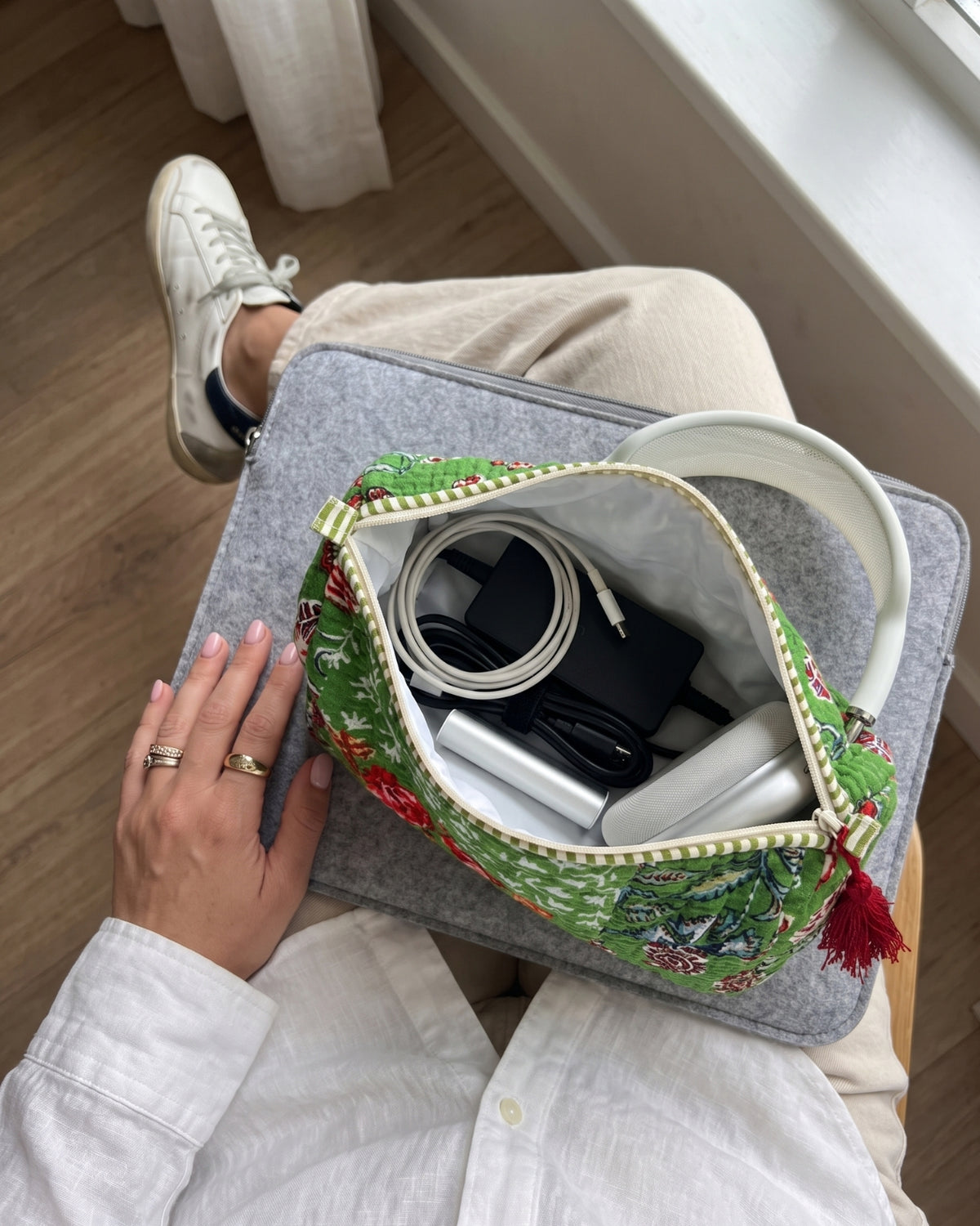 JUNGLE BLOOM POUCH SET