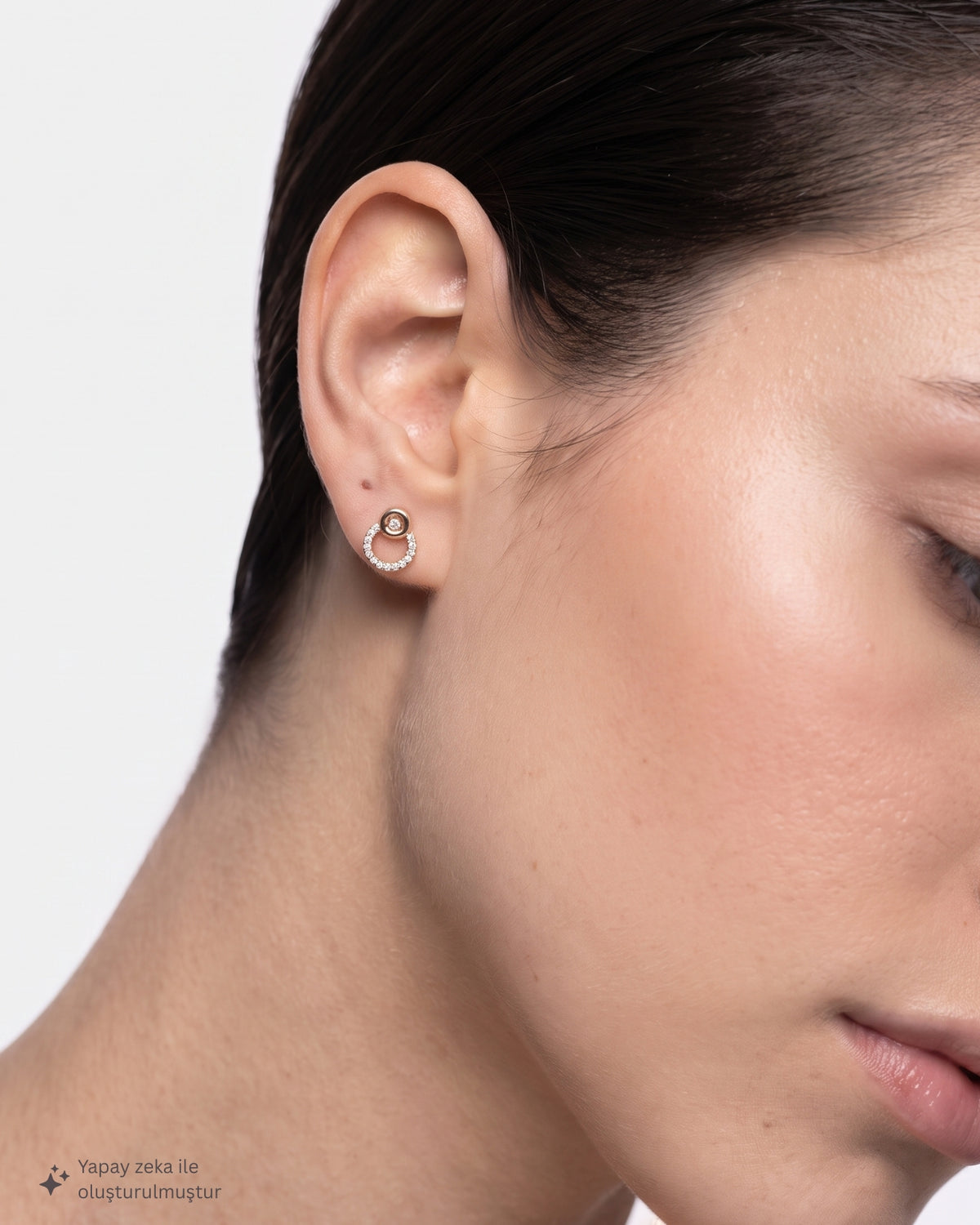 ISADORA PAVÉ STUD EARRINGS