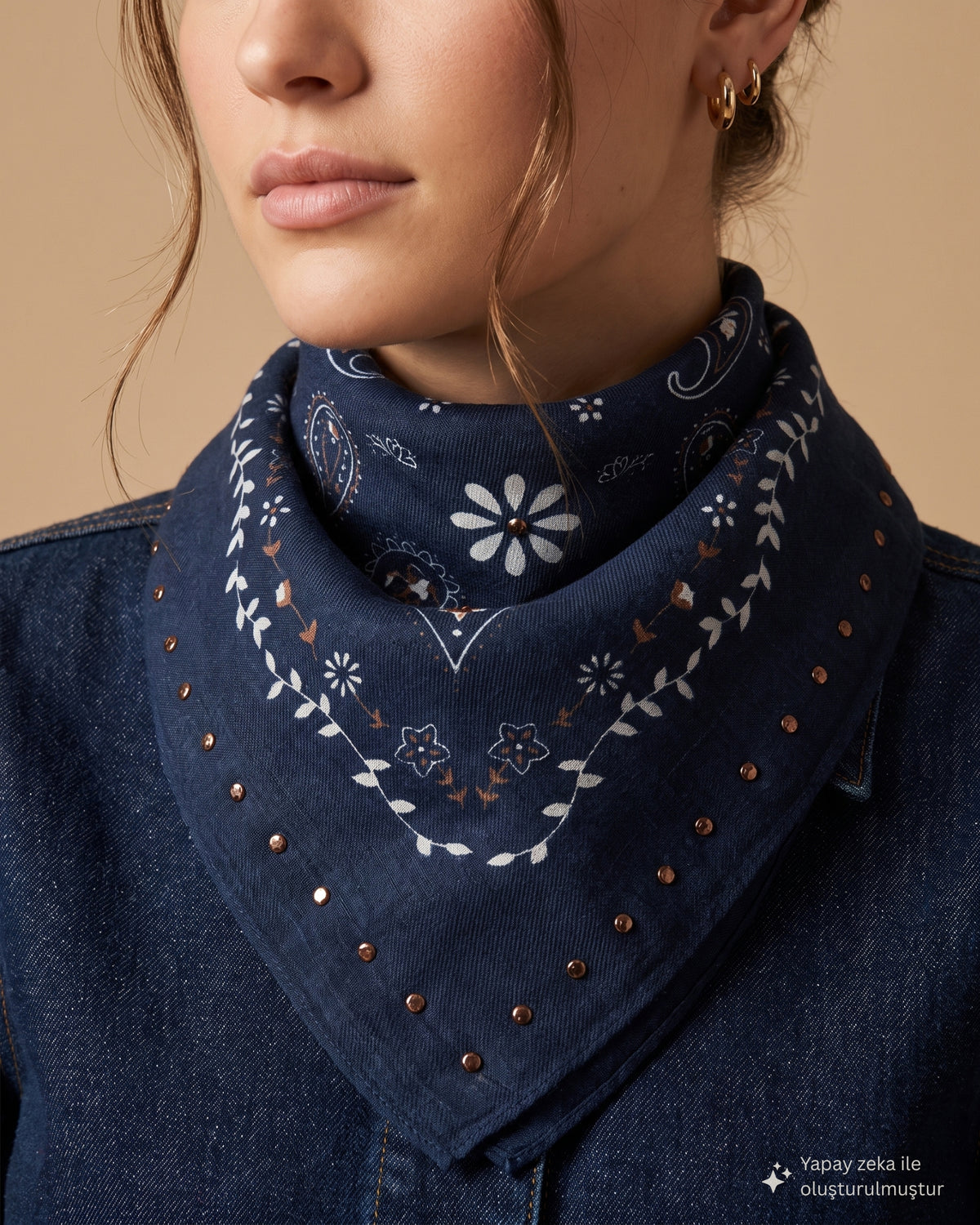 SOLANA STUD SCARF