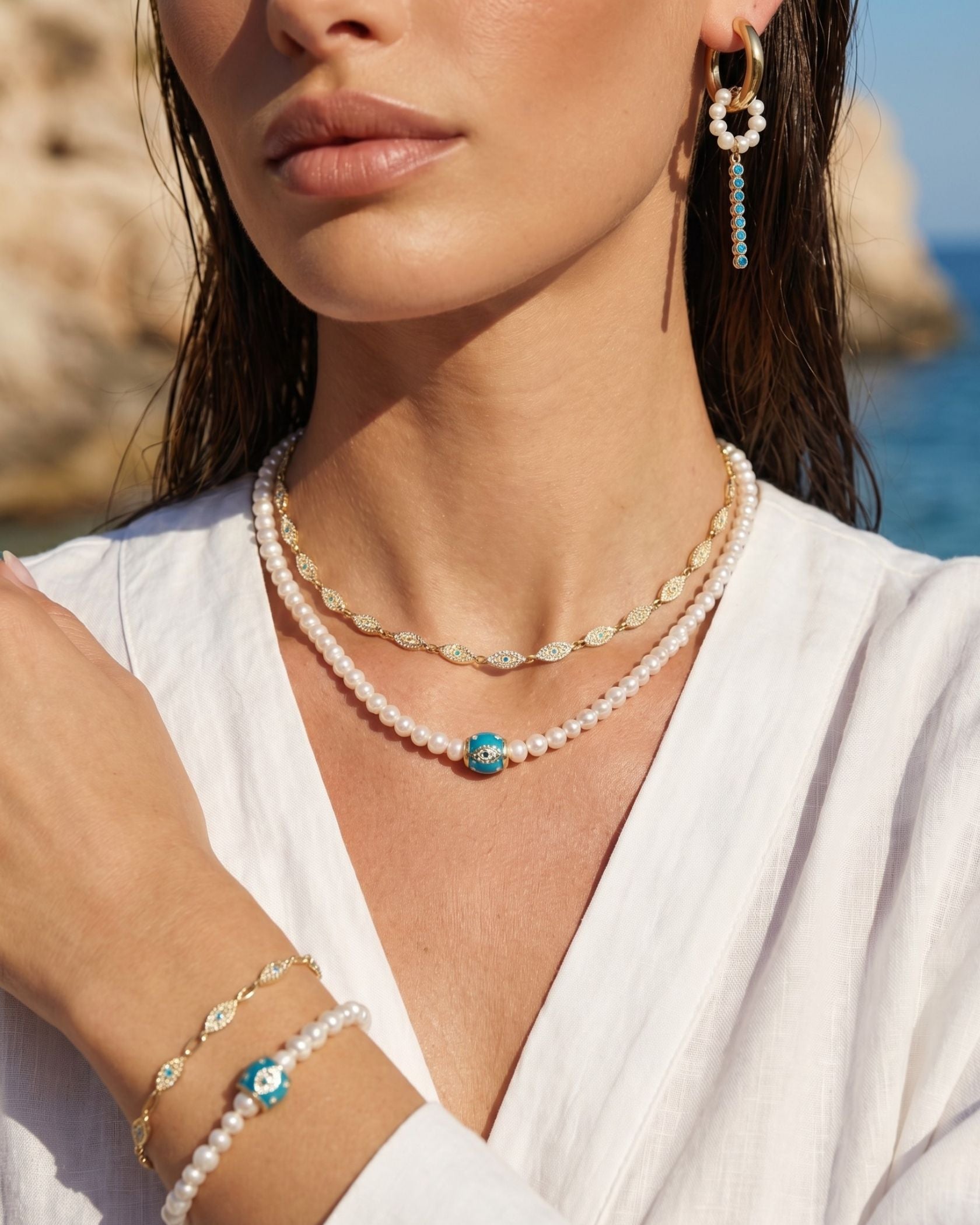 PEARL GALAXY TURQUOISE BRACELET