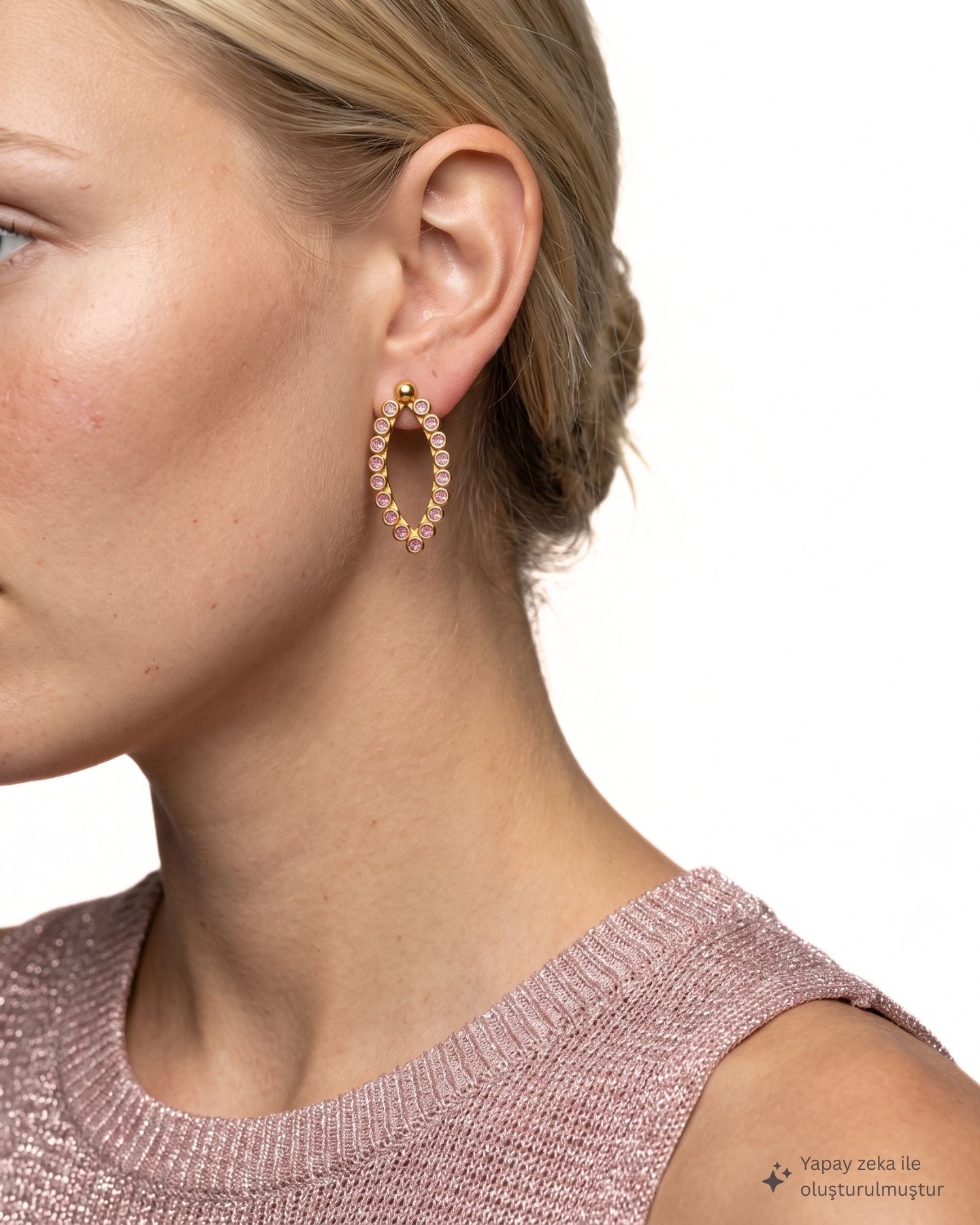 ROSÉ MARQUISE EARRINGS