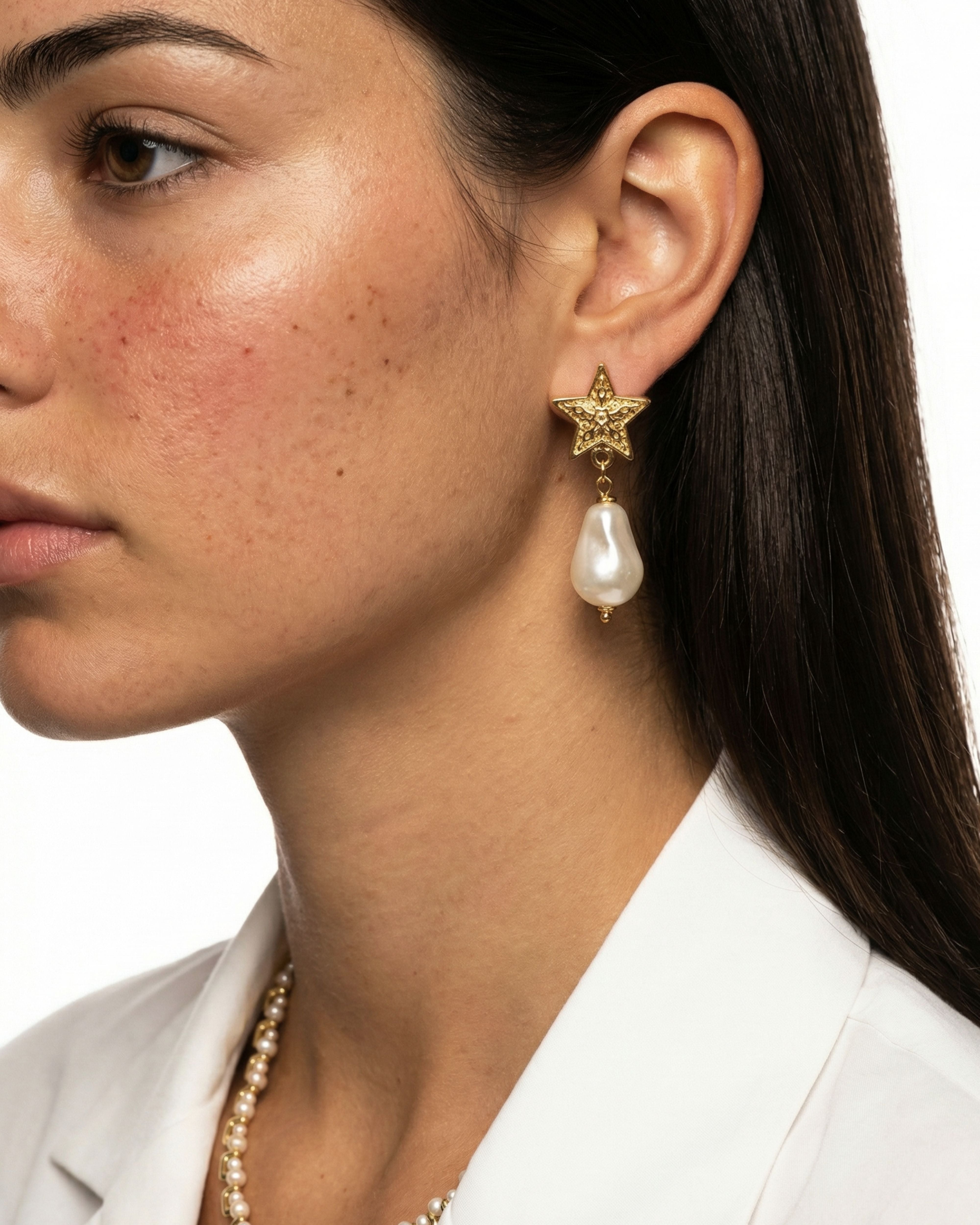 SHINING STAR BAROQUE PEARL EARRINGS