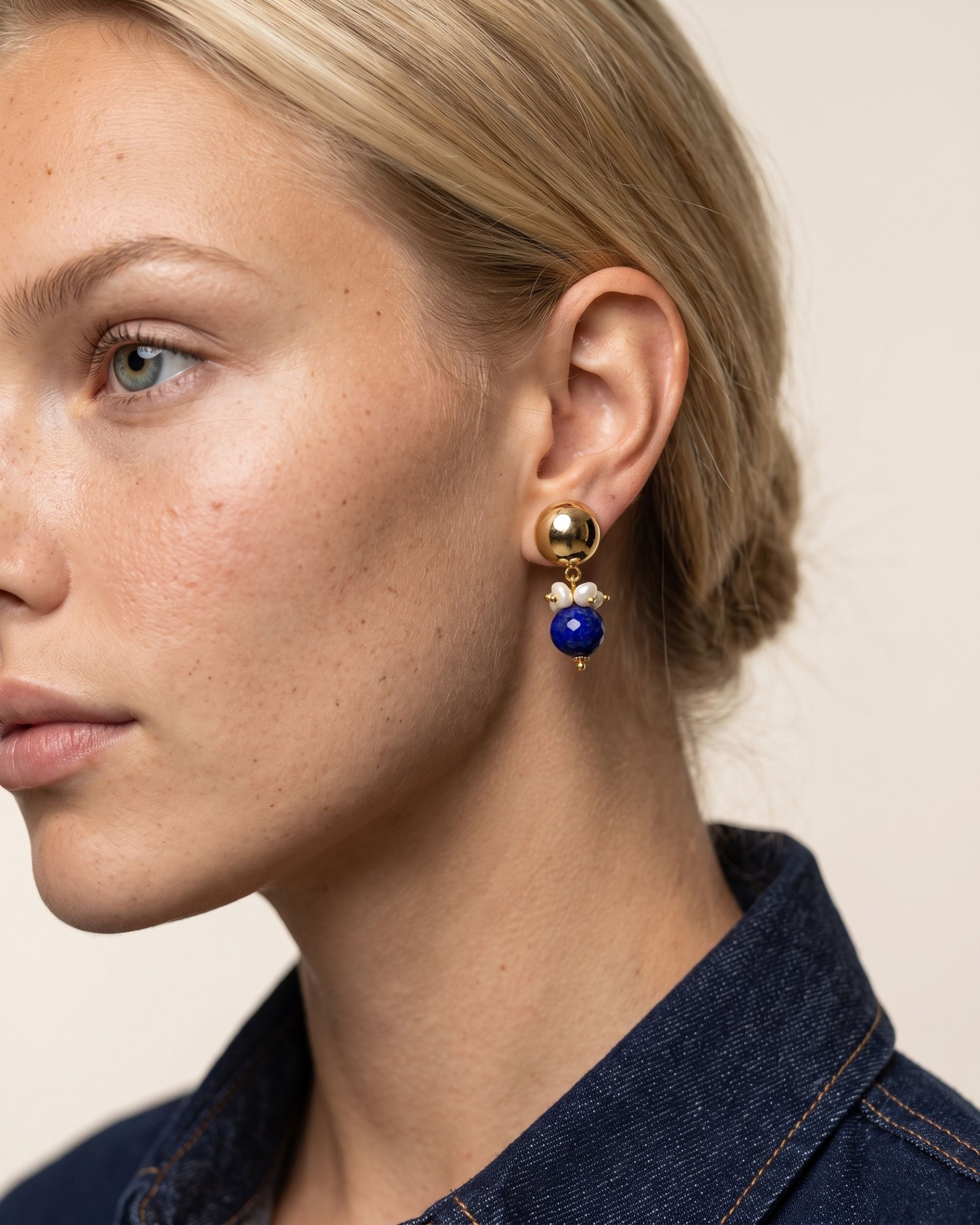 BONBON BLUE EARRINGS