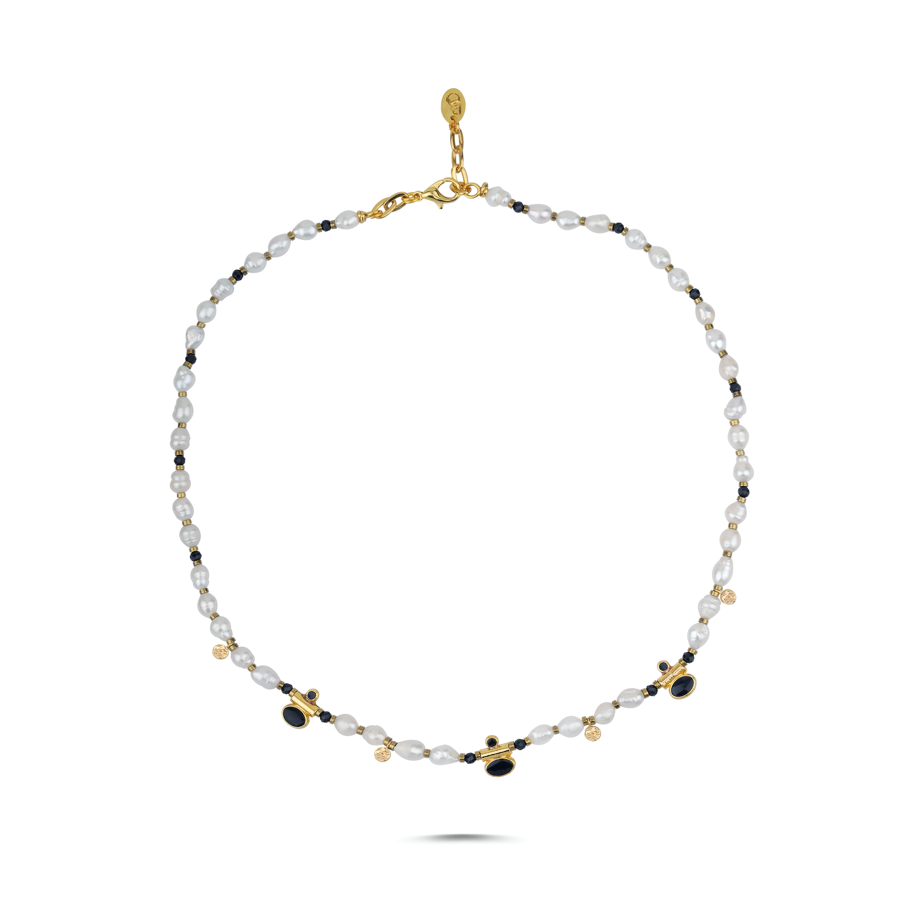 LOVE DROP BLACK PEARL NECKLACE