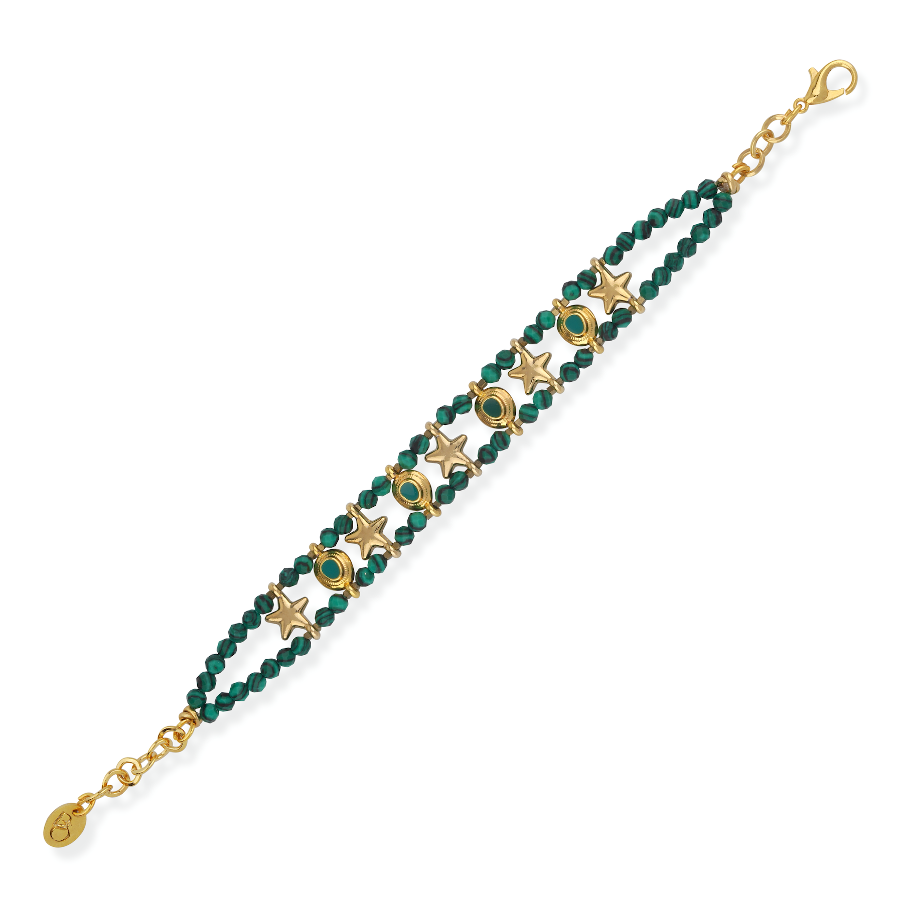 LOVE DROP MALACHITE BRACELET