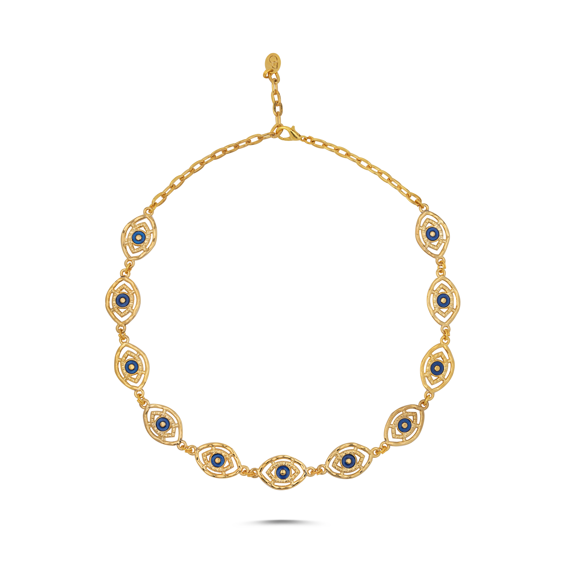 LOVER'S EYE NAVY NECKLACE