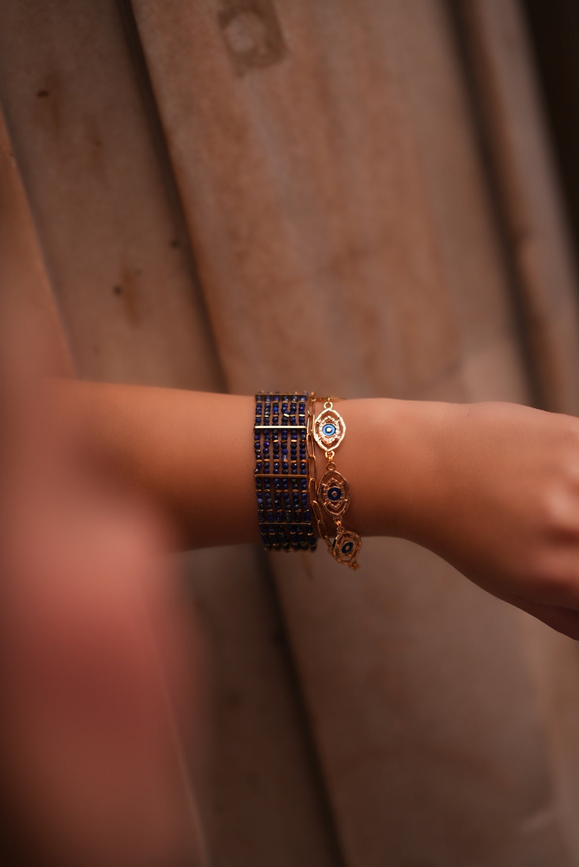 LOVER'S EYE NAVY BRACELET