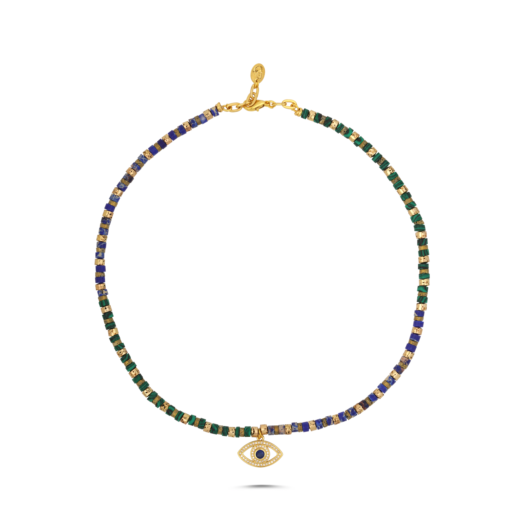 GOLDEN SKY EVIL EYE NECKLACE