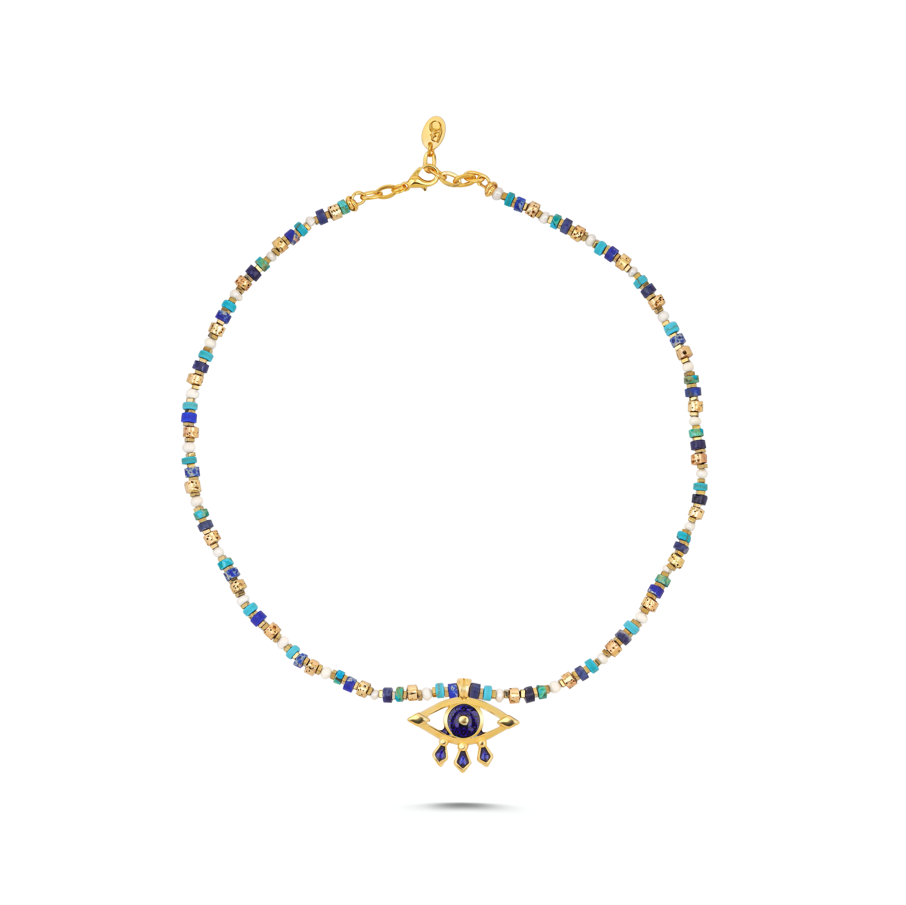MIRAGE BLUE EVIL EYE NECKLACE